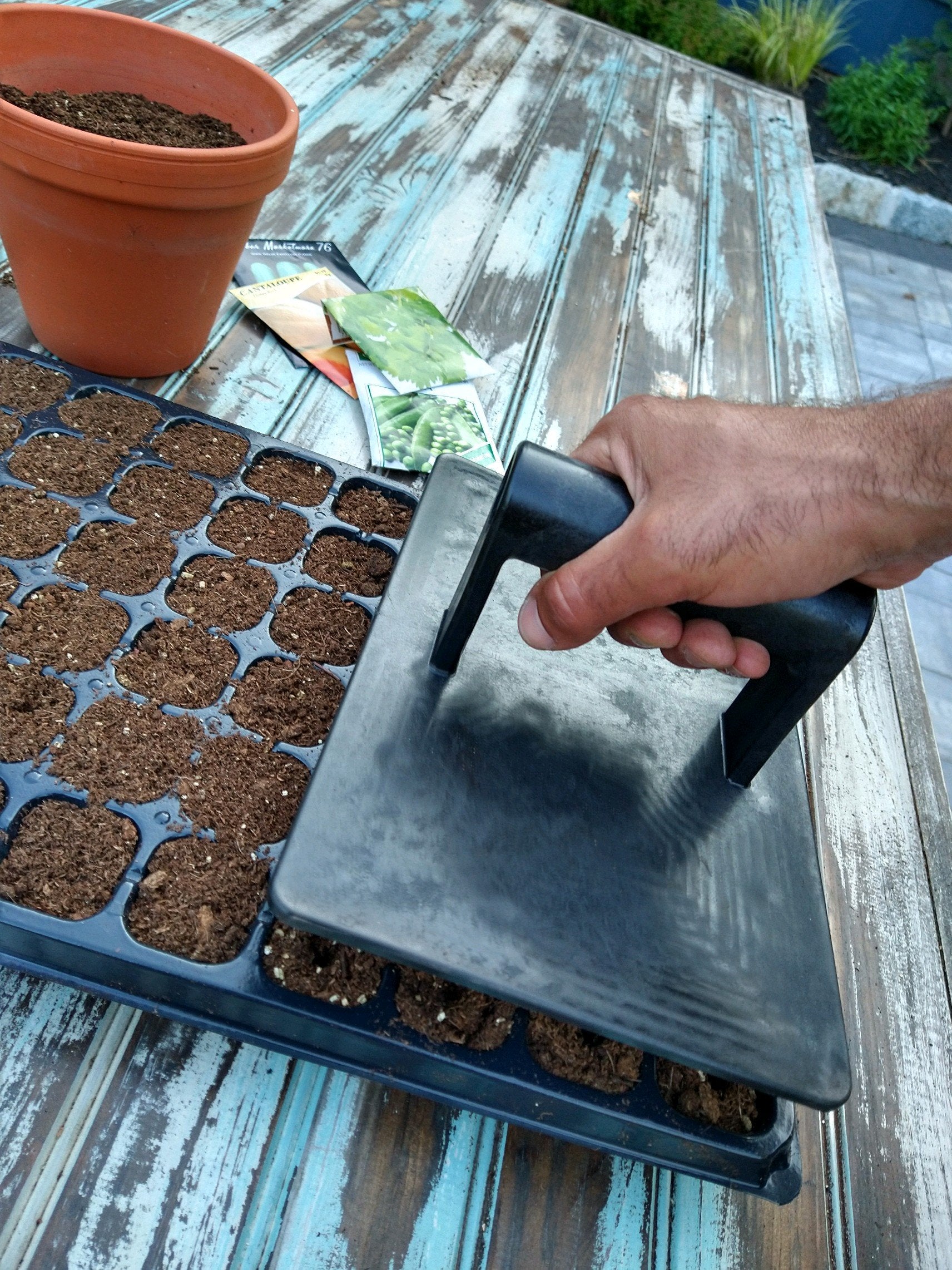 Soil Digger and Seed Spacer for Planting Seeds with 24 Holes | Innovative Garden Tool, Perfect Gift for Gardening Enthusiasts