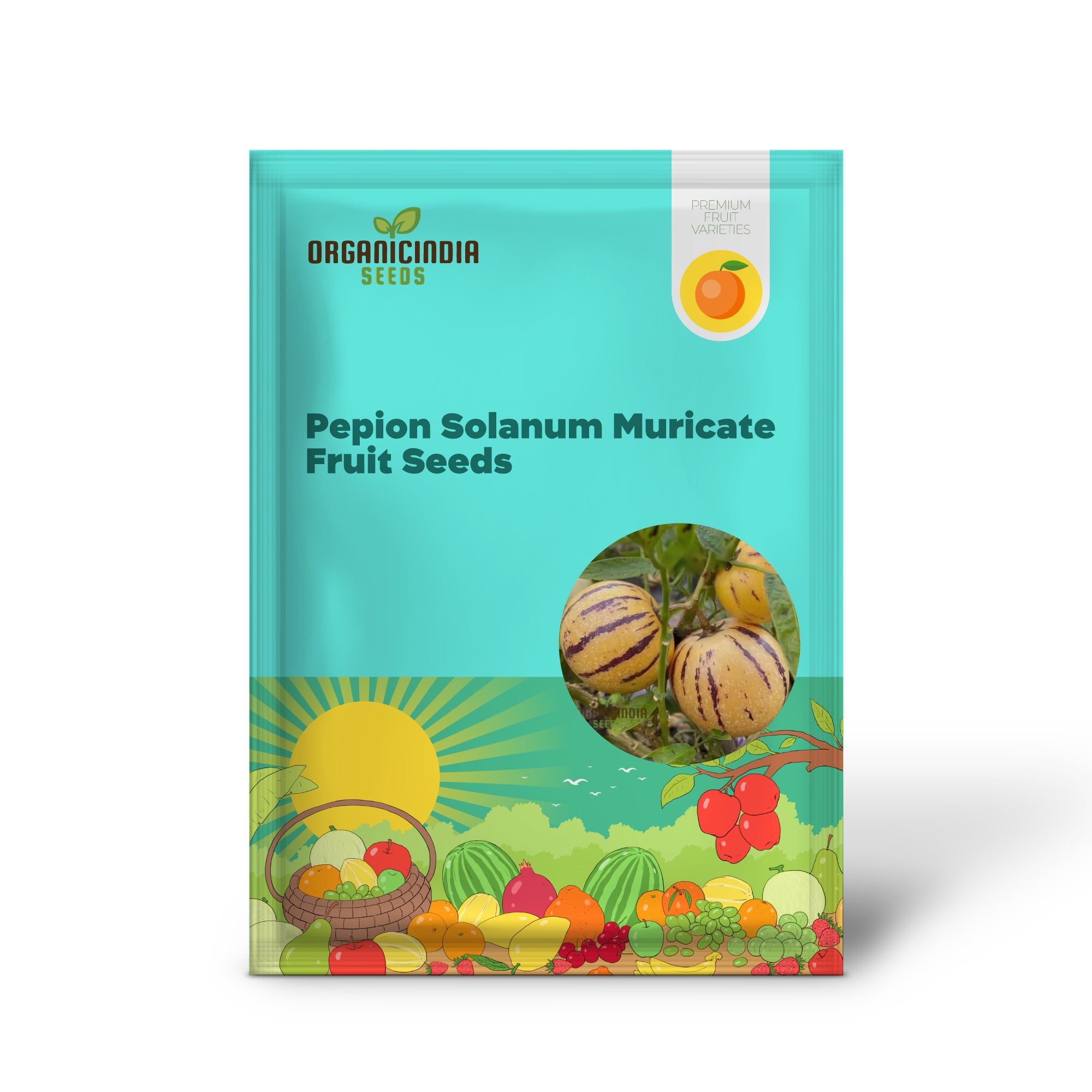 Pepion Solanum Muricate Graines de fruits frais, graines de pépion de melon pour la plantation