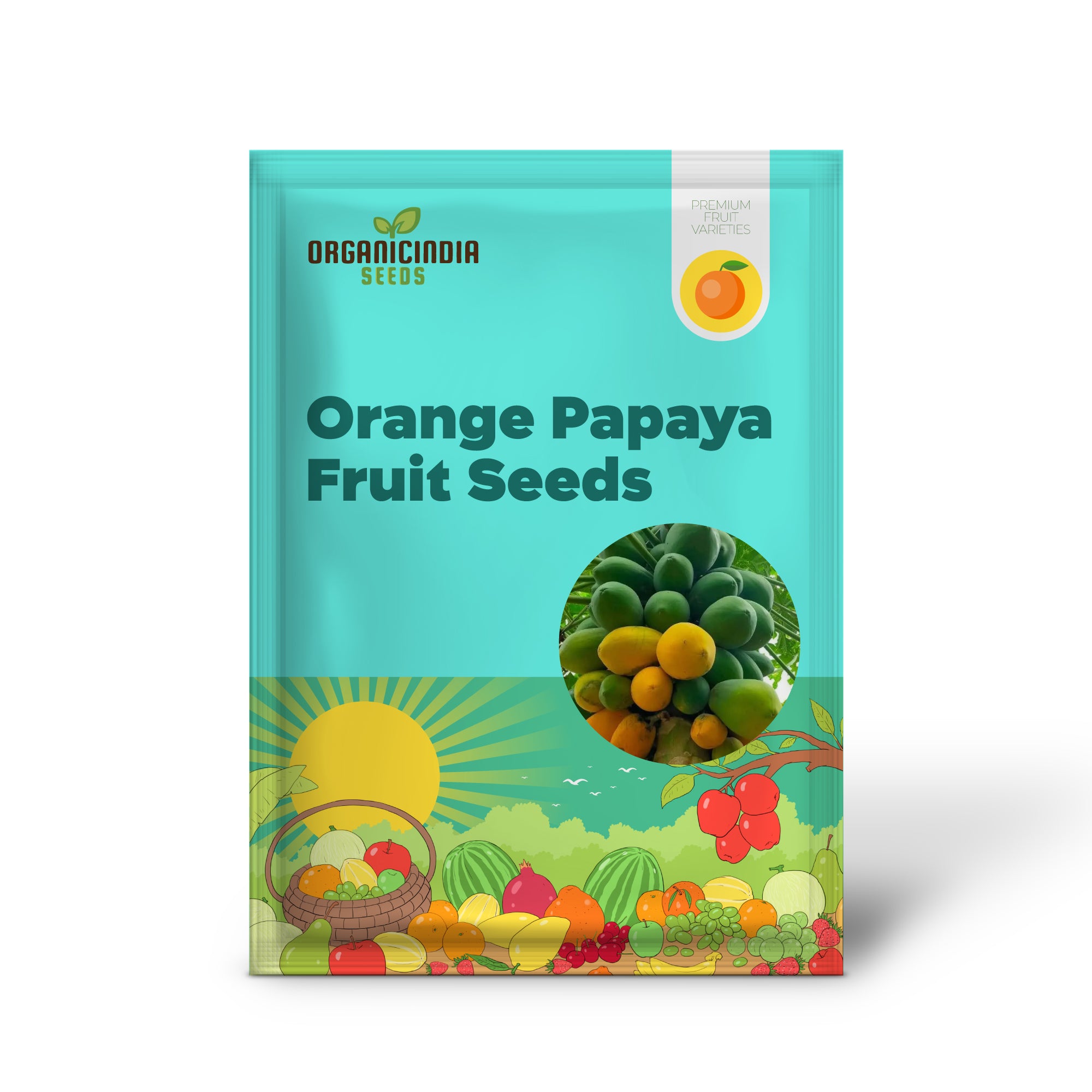 Orange Papaya Fruit Seeds for Planting, Cultivate Your Garden with Exotic Fruit Seeds