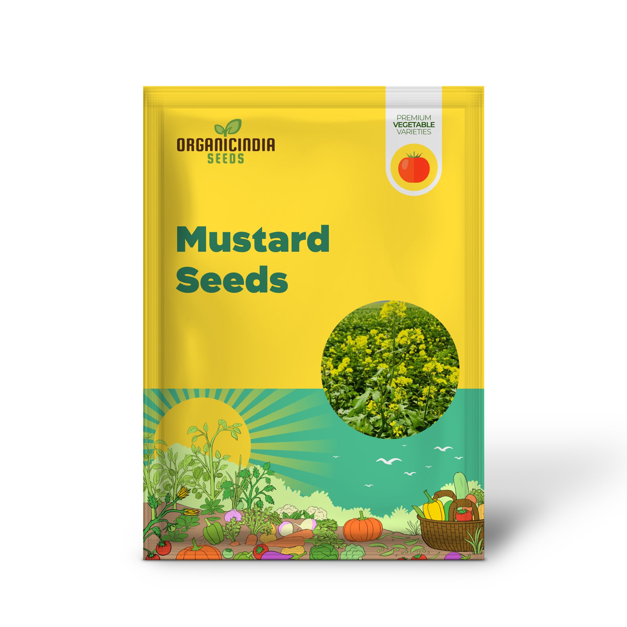 Heirloom Mustard Seeds For Planting, Grow Flavorful & Nutritious Mustard Greens in Your Garden