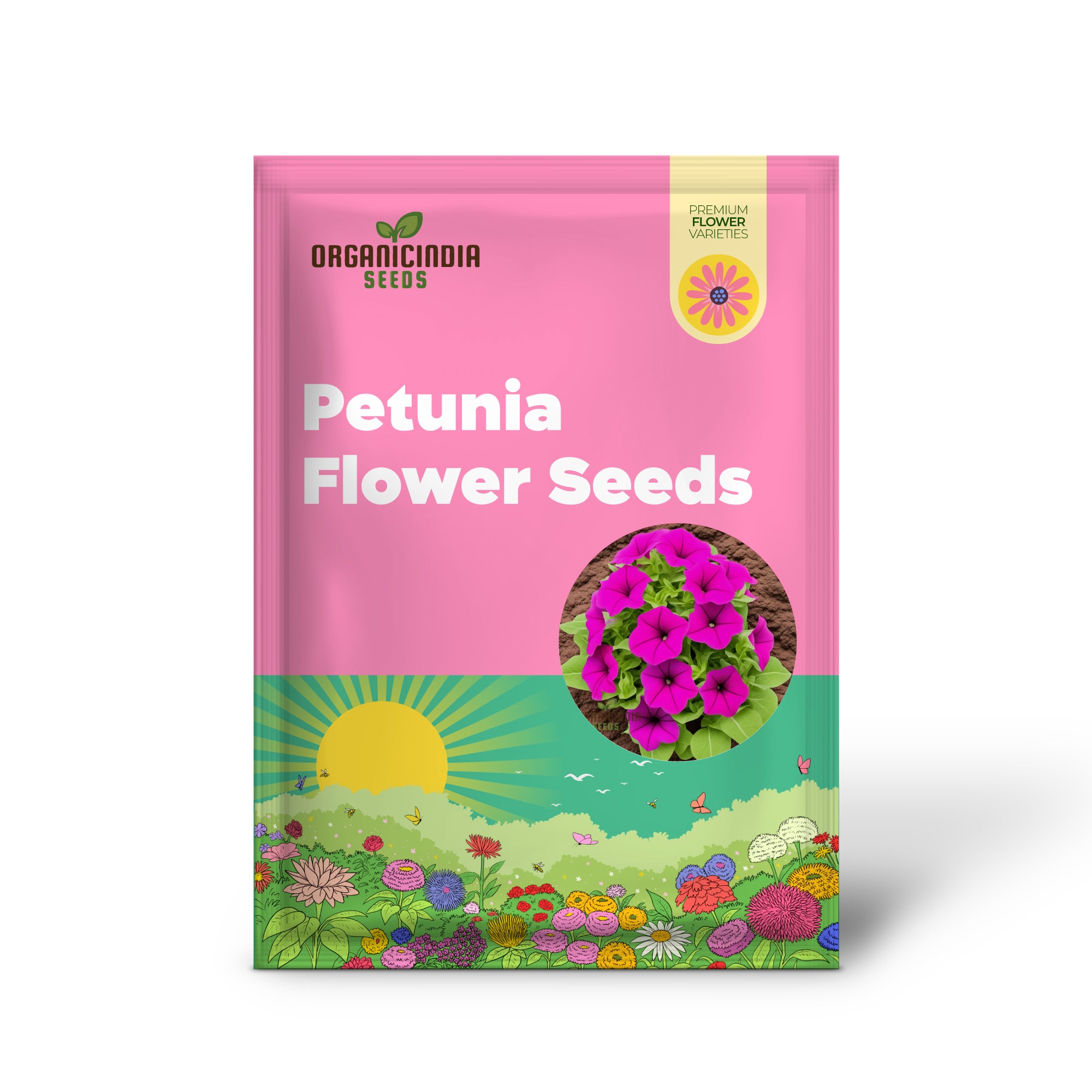 Petunia Flower Seeds, Colorful Garden Blooms, Annual Petunia Flower Seeds