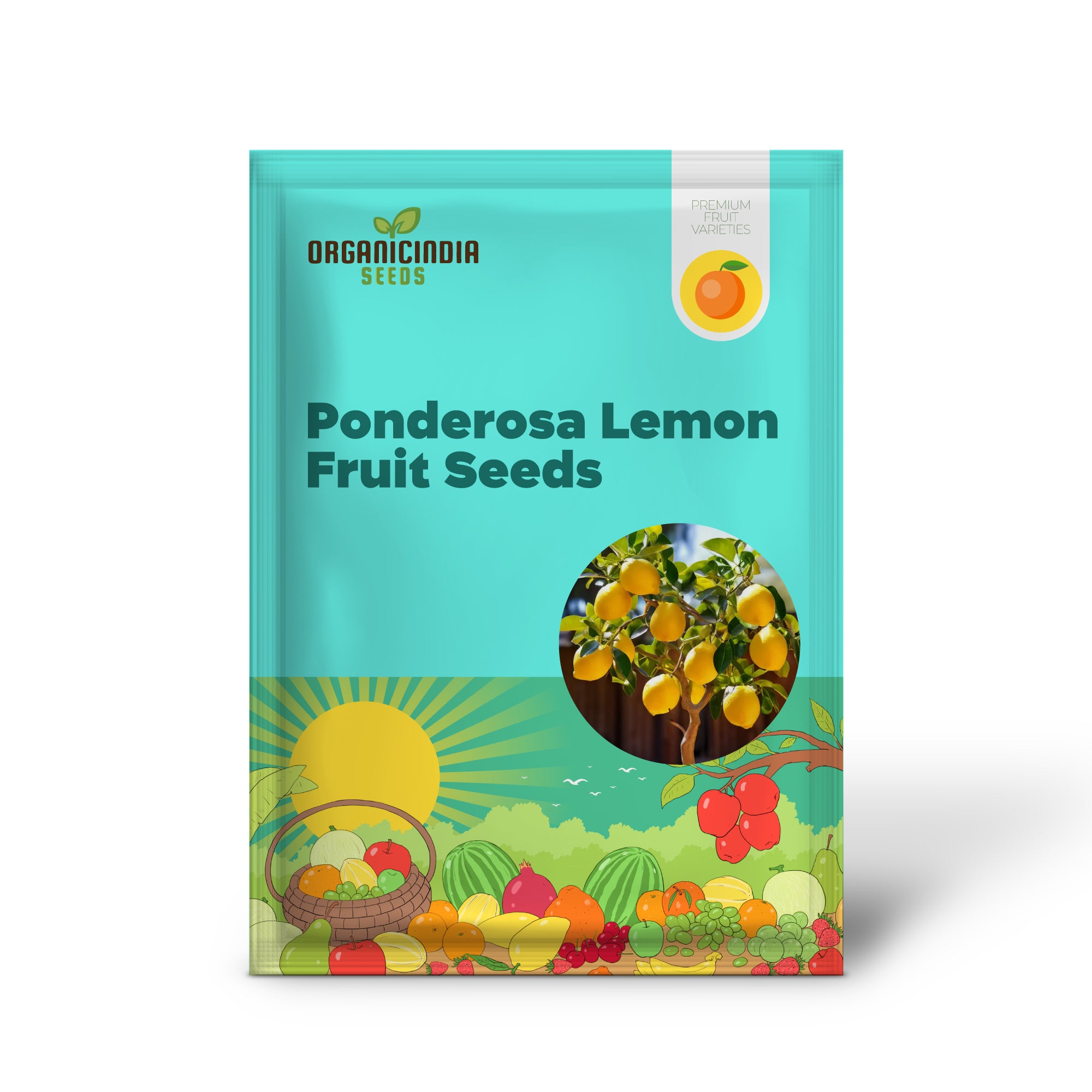 Ponderosa Lemon Tree Seeds for Planting, Cultivate Your Garden with Fresh Citrus Fruit Seeds