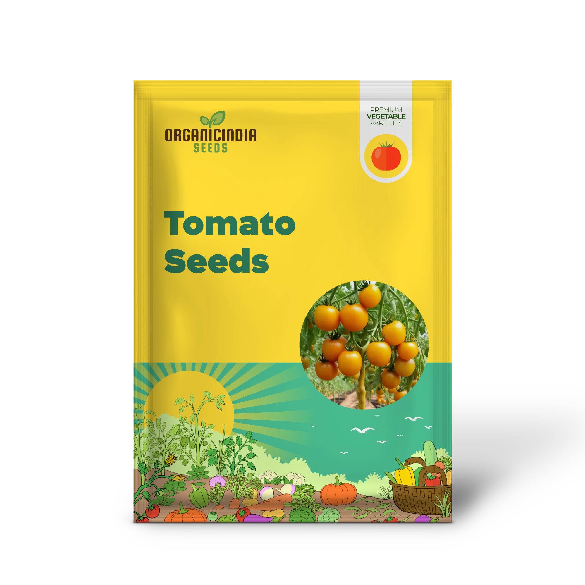 Yellow Tomato Vegetable Seeds for Planting, Elevate Your Gardening Experience with High-Yield, Vibrant Tomato Plants