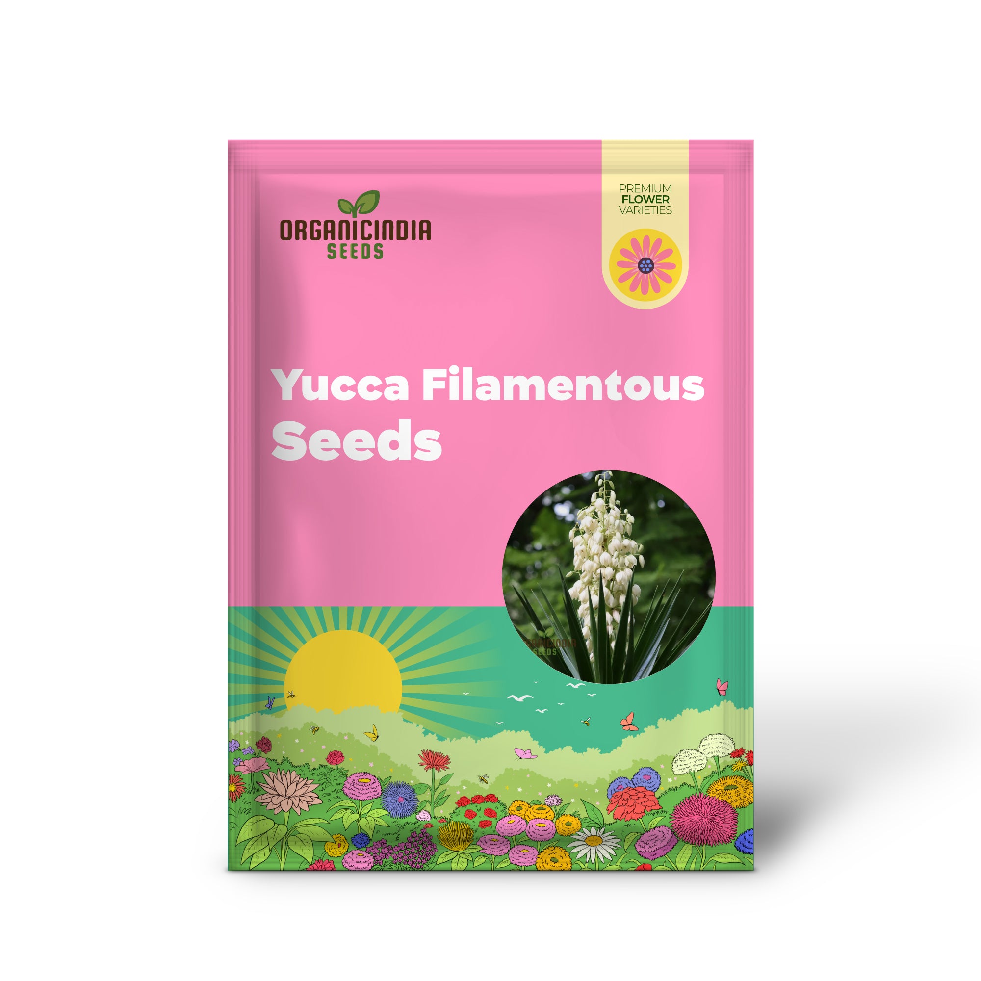 White Yucca Filamentous Seeds, Drought-Tolerant Flower Seeds for Planting - Transform Your Garden with Resilient, Elegant Blooms - Ideal for Gardening Enthusiasts