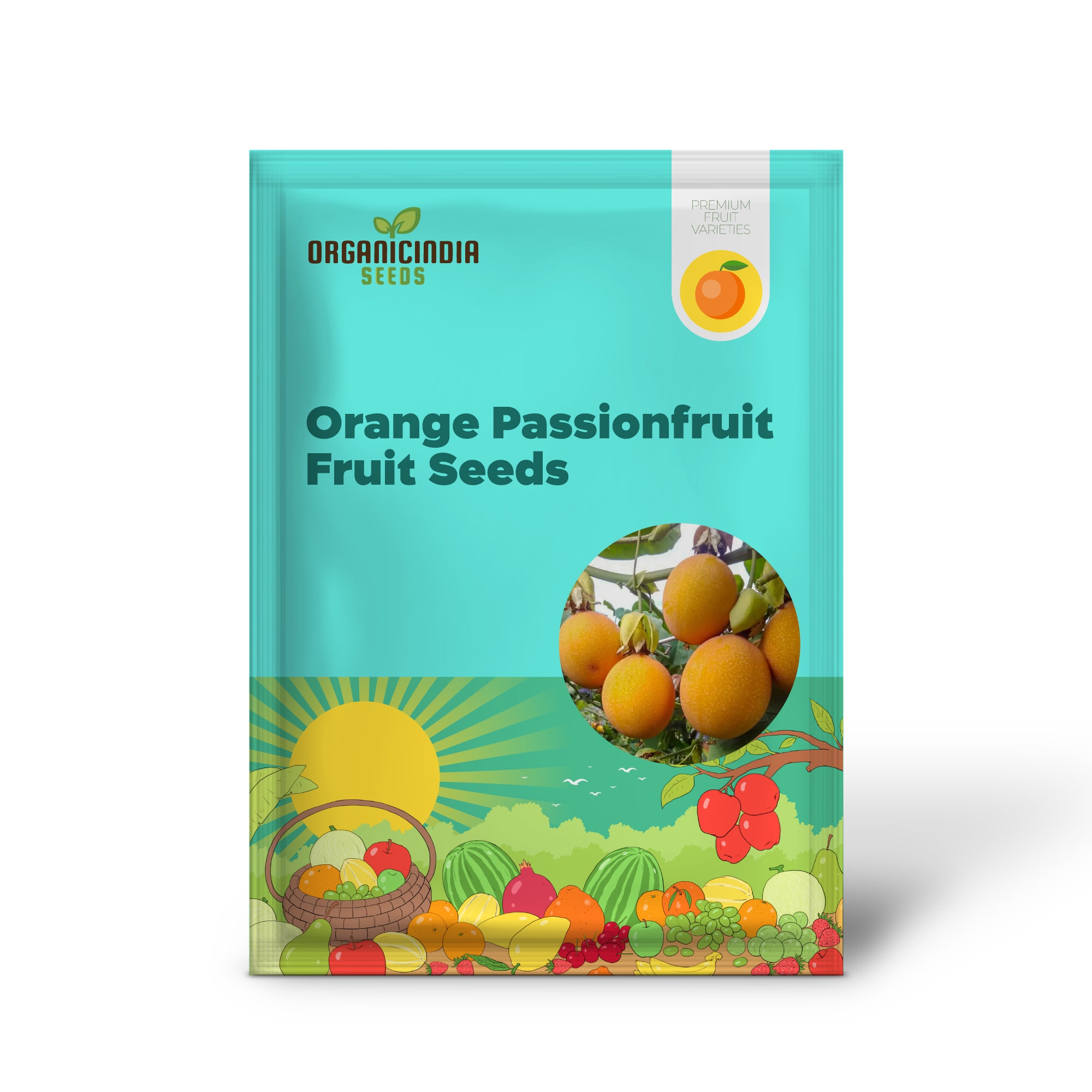 Orange Passion Fruit Seeds for Planting, Cultivate Your Garden with Exotic Passiflorine Fruit Seeds