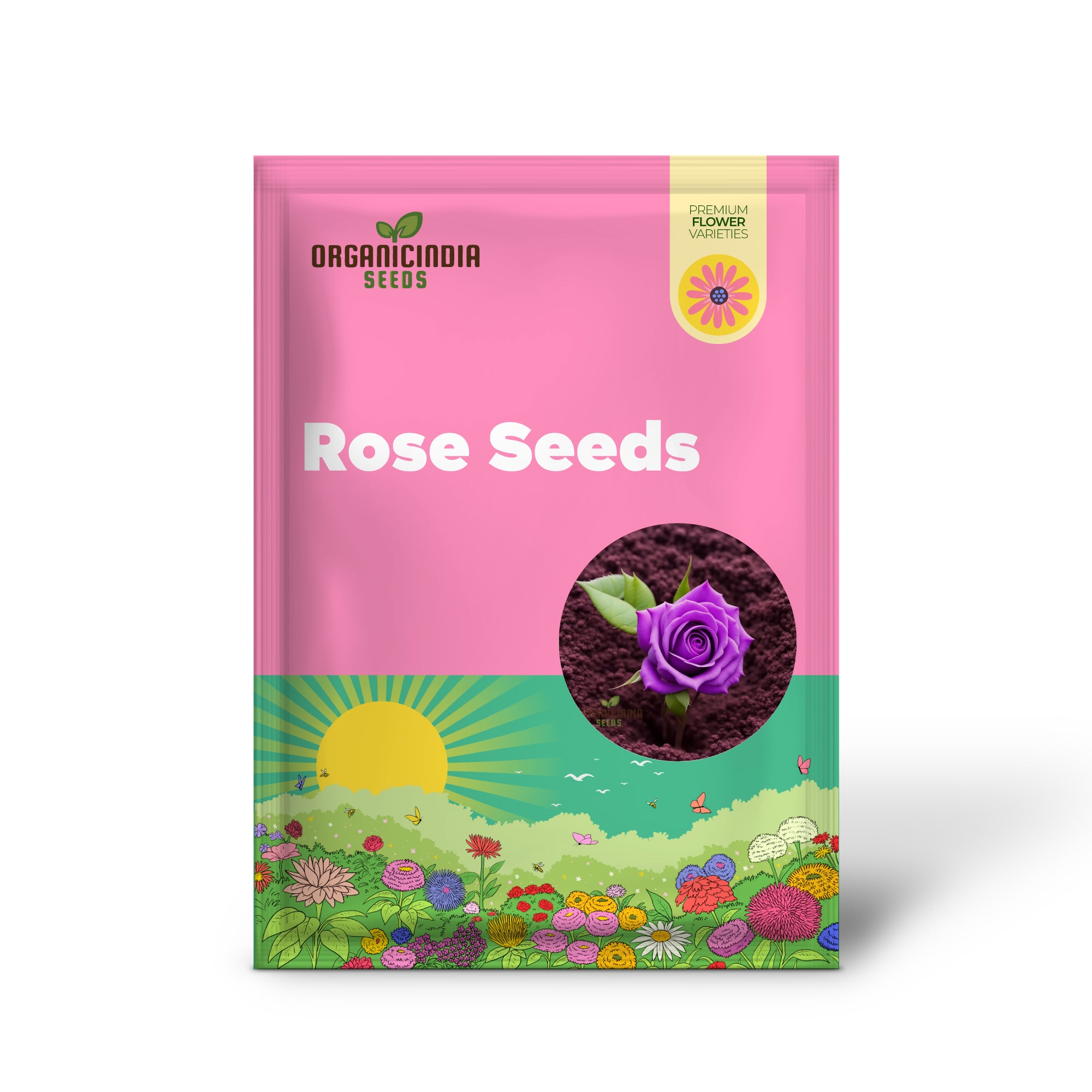 Purple Rose Seeds for Planting - Start Your Blooming Journey Today Grow Your Garden with Elegance: