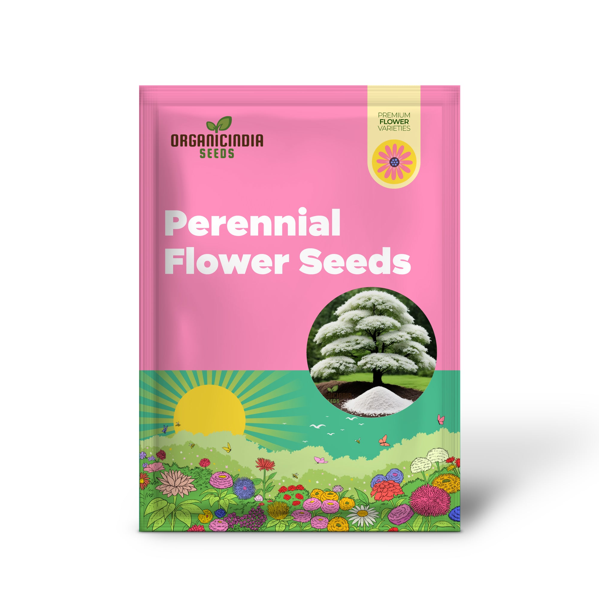 White Perennial Flower Seeds, Create Timeless Beauty in Your Garden with Premium Seeds for Planting