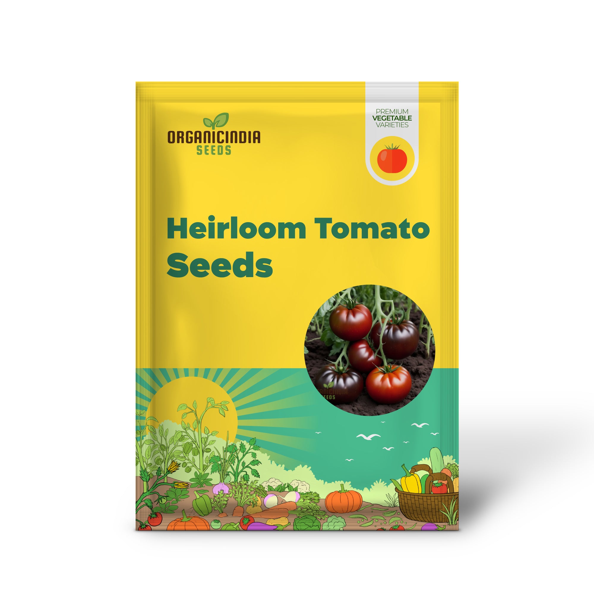 Heirloom Tomato seeds, Preserve Heritage Flavors - Planting Chyornyi Slon Tomato Russian Heirloom Vegetable Seeds for a Taste of Tradition