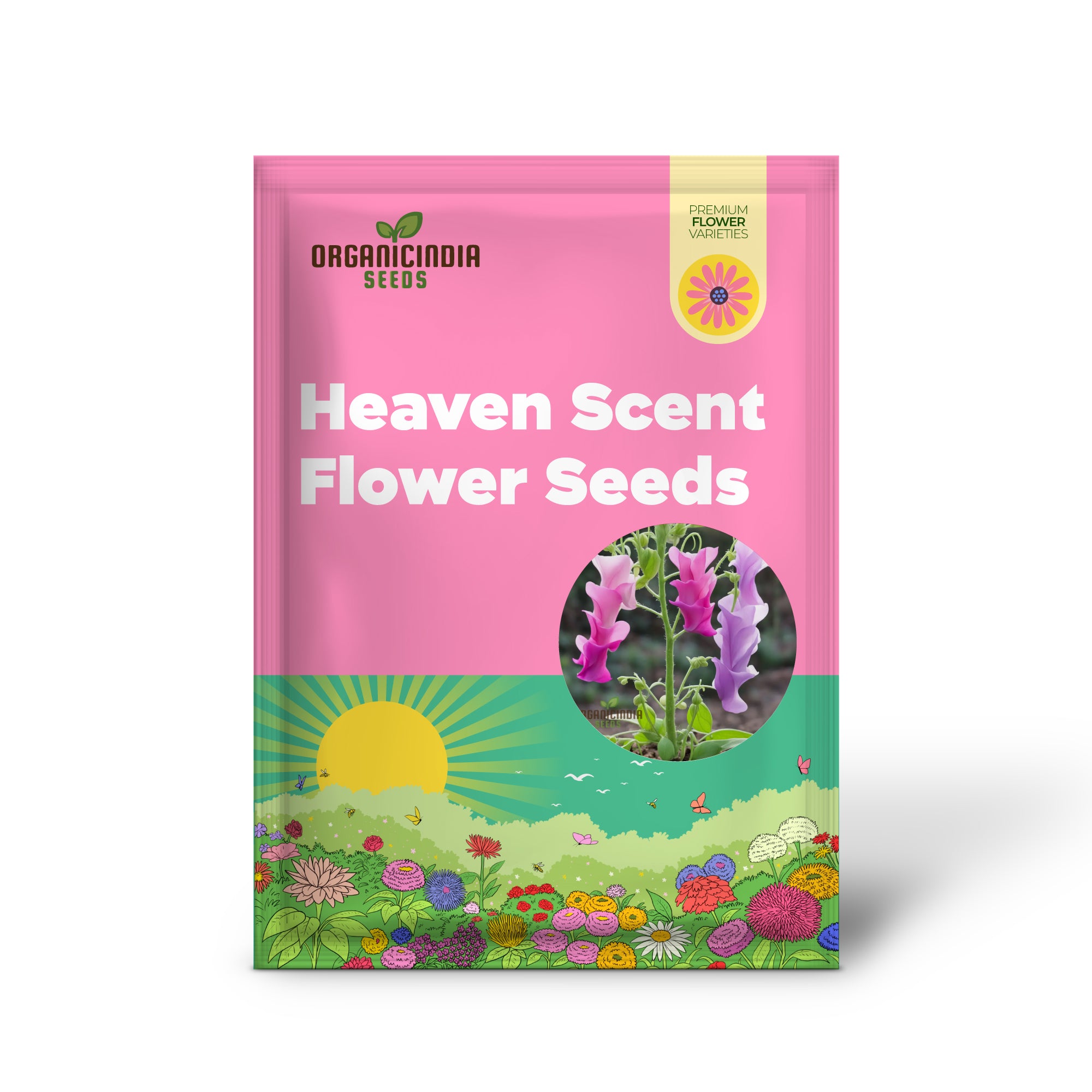 Sweet Pea Heaven Scent Mixed Flower Seeds, Fragrant Blooms for Heavenly Gardens