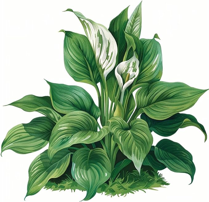 Førsteklasses Hosta Mix plantefrø | Skygge-elskende flerårige blomster til haven, indendørs og udendørs plantning | Let at dyrke sorter med blå, grønne og brogede hostaer (100 premium frø) 