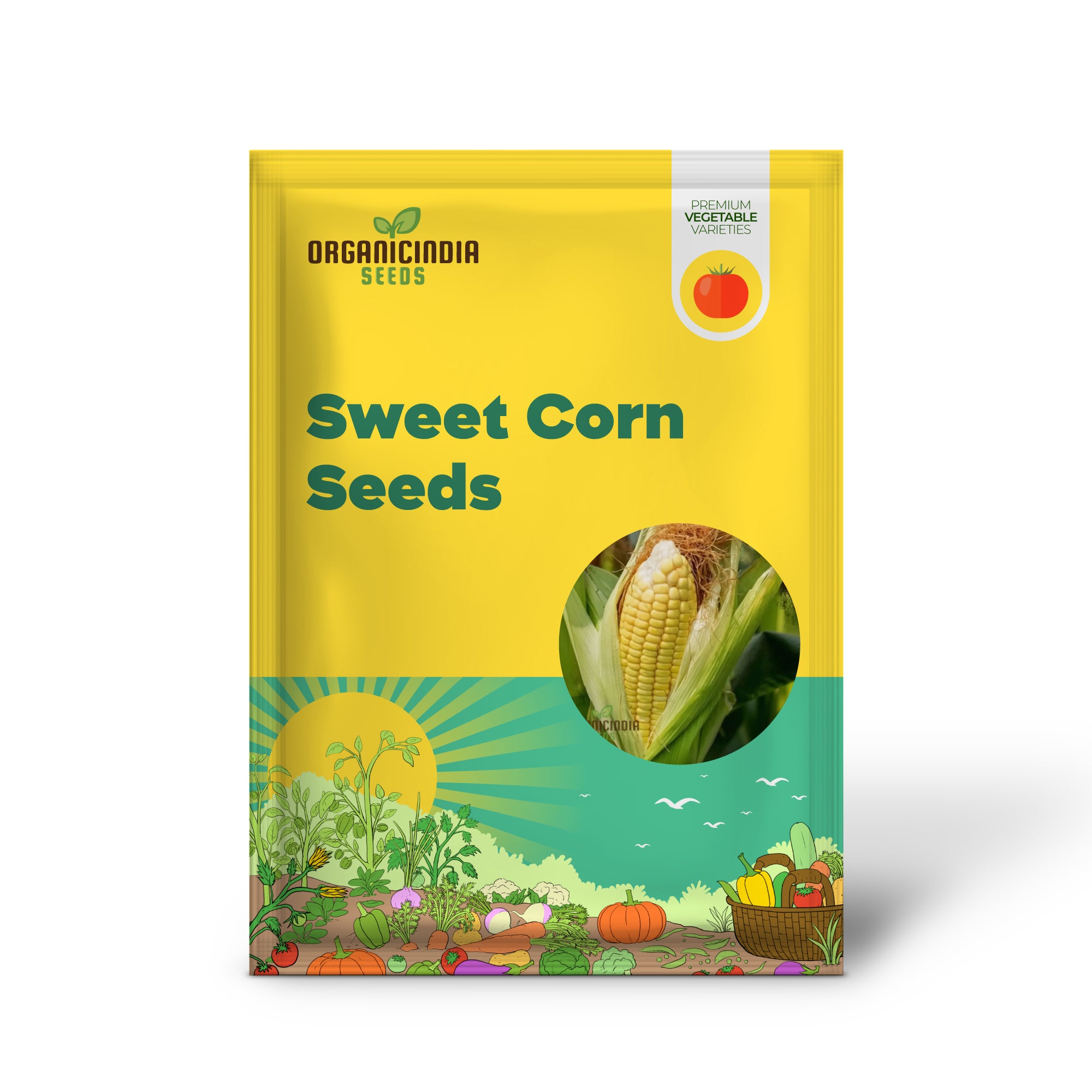 Yellow Sweet Corn Seeds, Golden Harvest Premium Yellow Sweet Corn Seeds for Vibrant and Delicious Corn