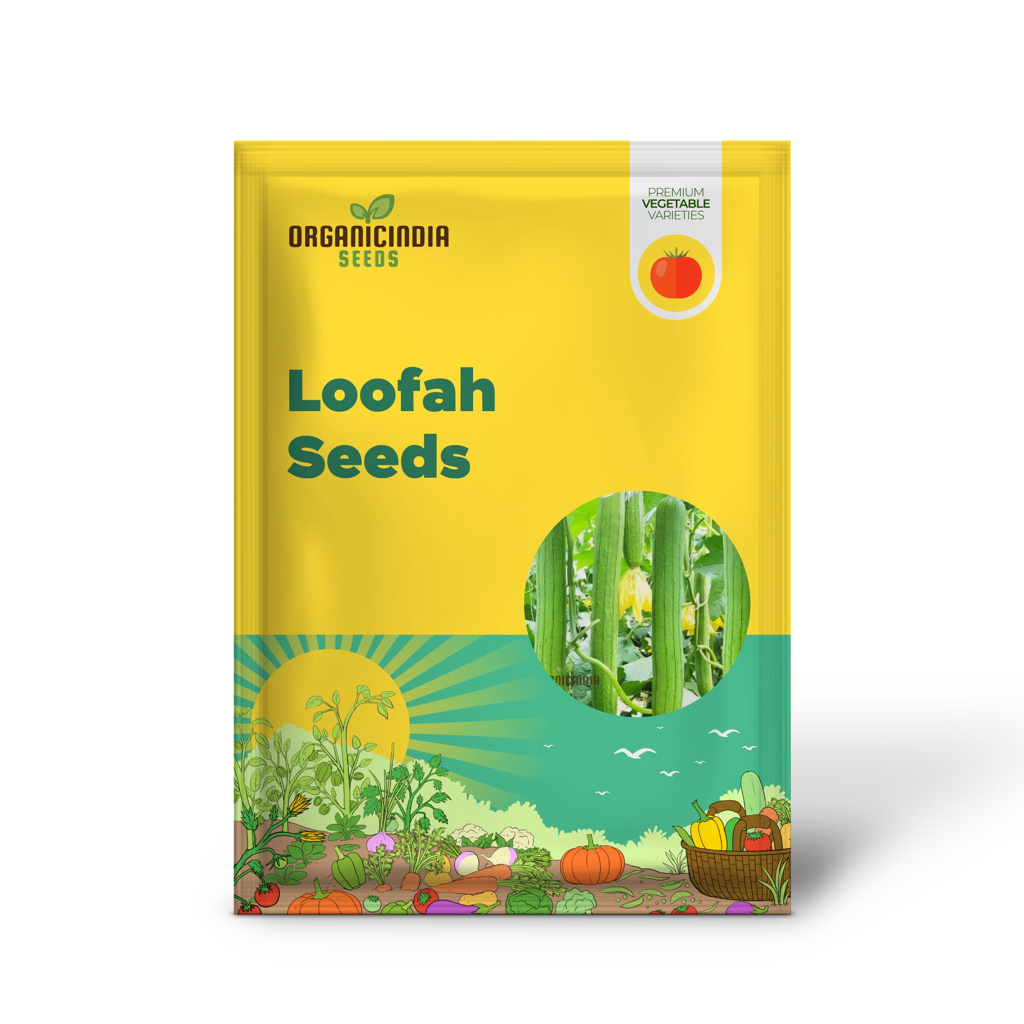 Resilient Loofah Seeds, Heat and Cold Tolerant for Year-Round Growth