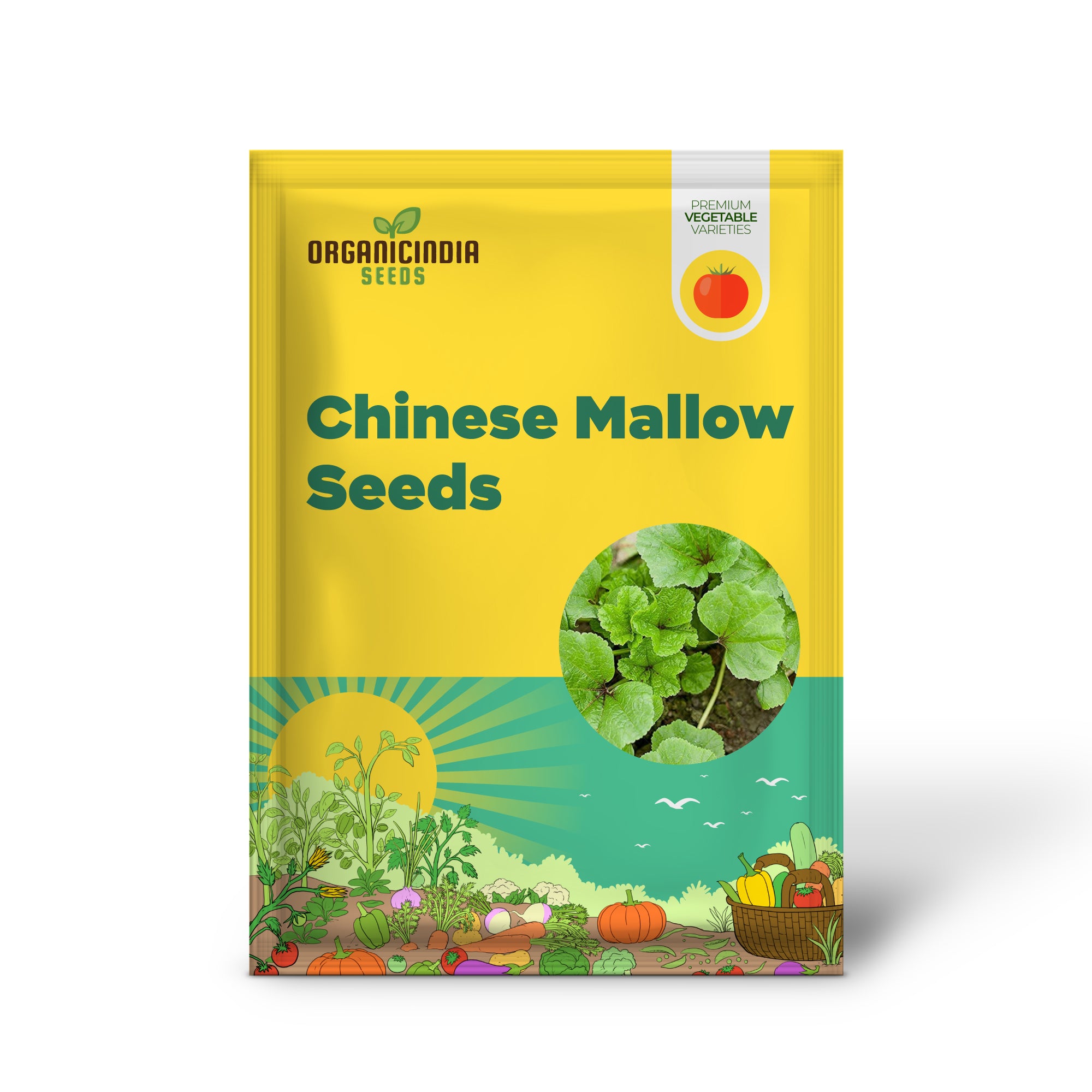 Chinese Mallow Vegetable Seeds - Cultivate Nutrient-Rich Vegetables in Your Garden for Planting and Gardening