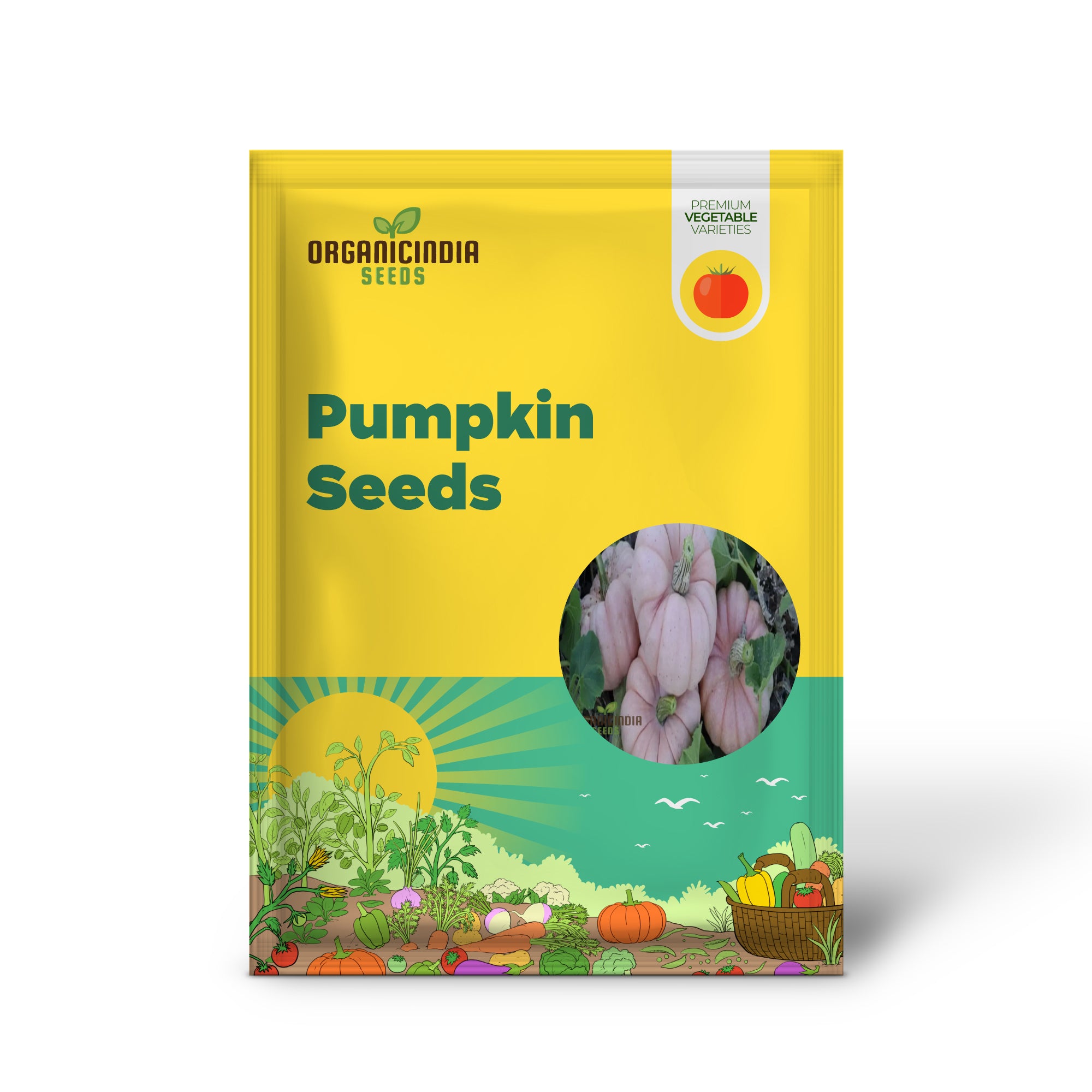 Pink Pumpkin Vegetable Seeds - Premium Quality Seeds for Unique Pink-Hued Pumpkins