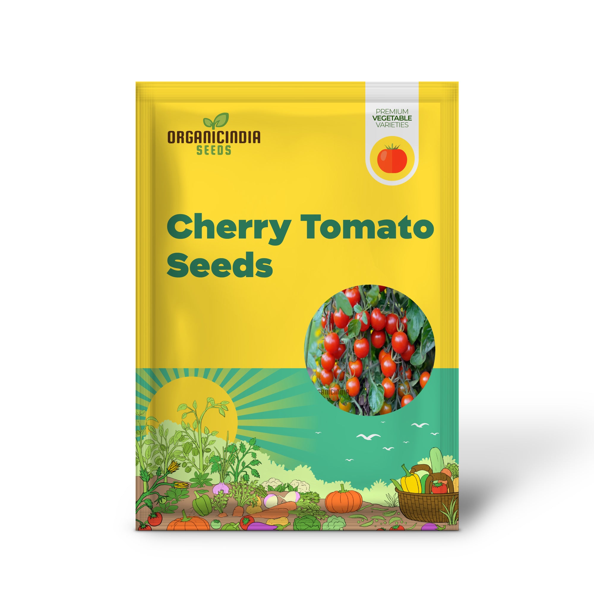 Cherry Tomato Vegetable Seeds - Sweet, Juicy Tomatoes for Your Home Garden