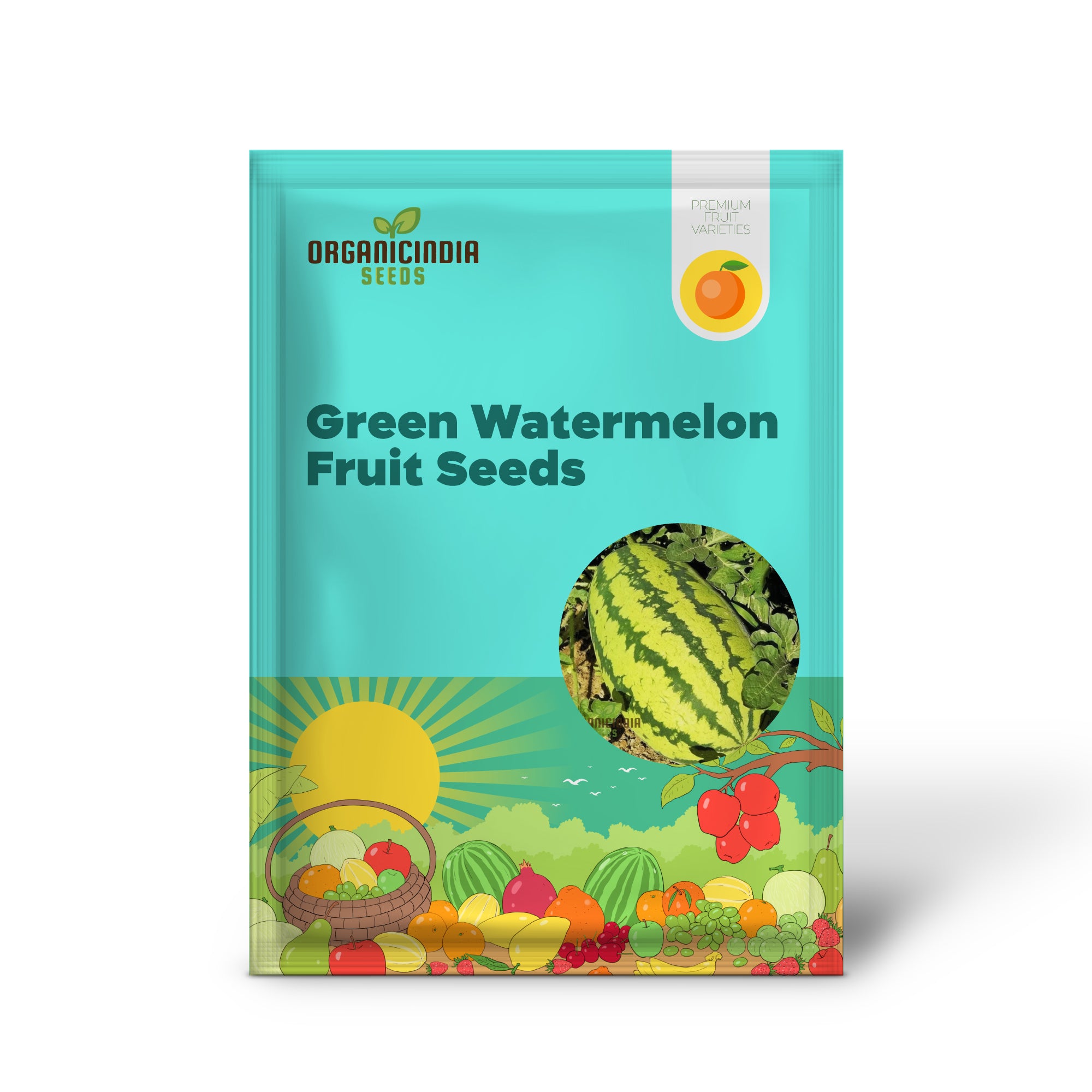 Green Watermelon Fruit Seeds, Juicy and Refreshing Summer Treats, Easy-to-Growing Varieties for a Flavorful Garden