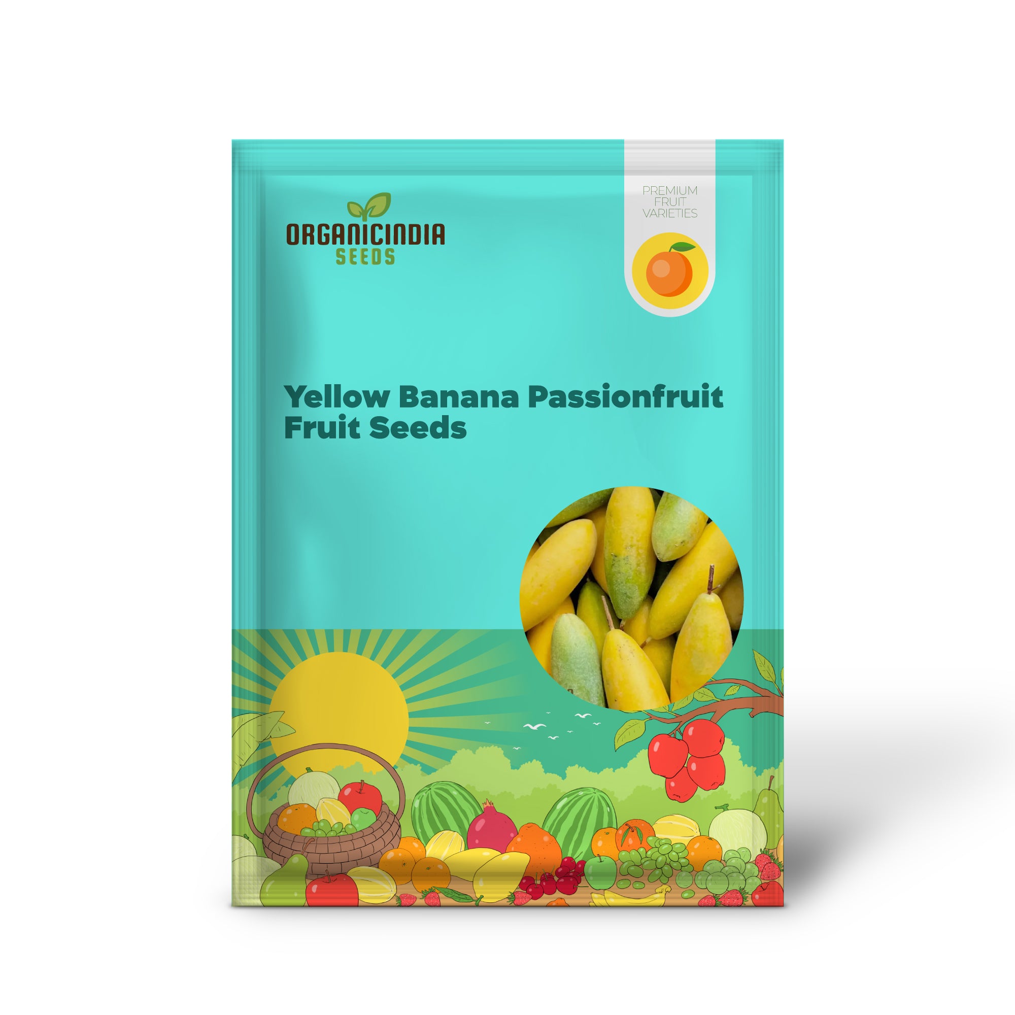 Yellow Banana Passion Fruit Seeds, Exotic and Sweet Tropical Flavor, Vibrant and Delicious Garden, Easy-to-Growing plant