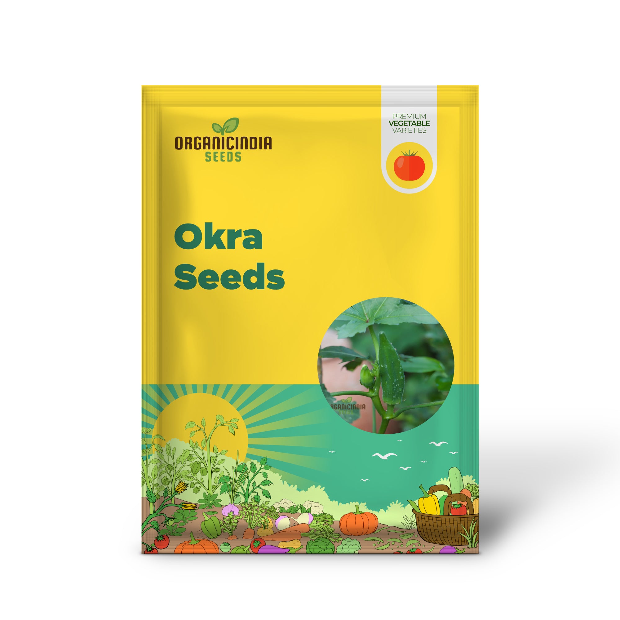 Clemson Spineless Okra Seeds, Perfect for Planting and Gardening Enthusiasts to Cultivate Delicious Homegrown Vegetables