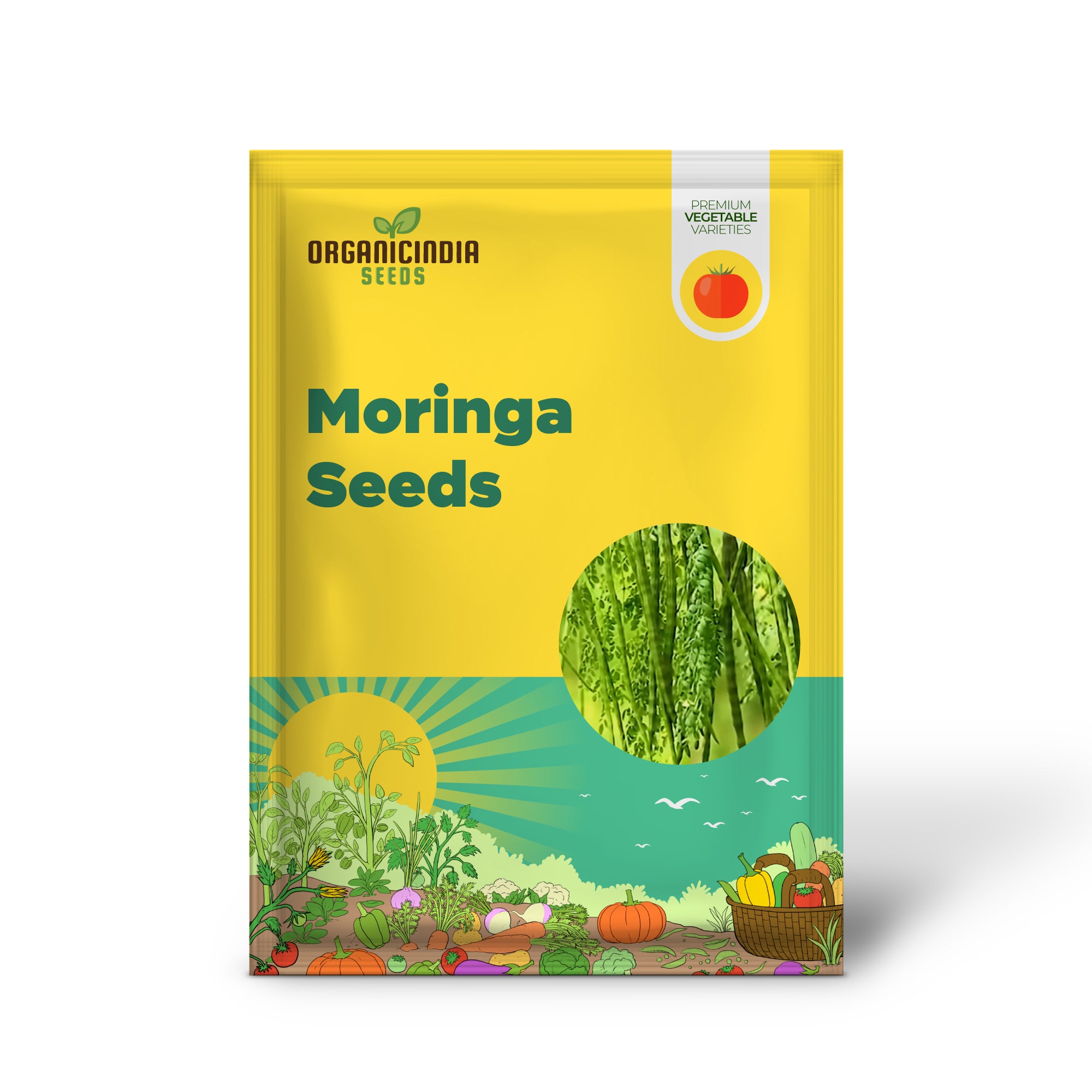 Premium Moringa-Gemüsesamen zum Anpflanzen, Züchten Sie nährstoffreiche und schnell wachsende Moringa-Bäume in Ihrem Hausgarten.