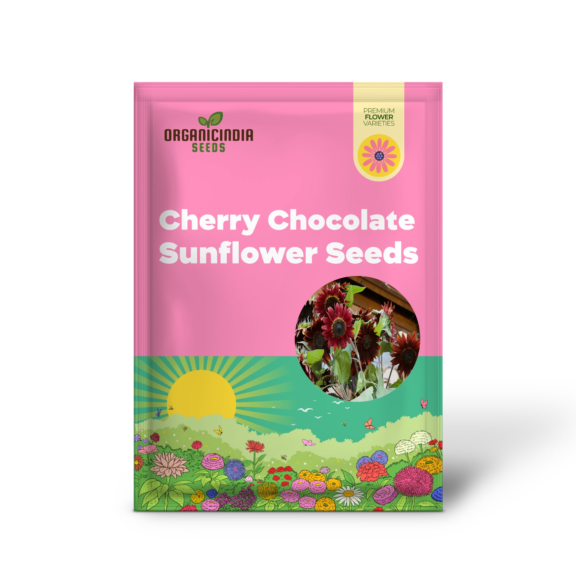 Grow a Unique Garden with Cherry Chocolate Sunflower Seeds: Vibrant Blooms and Deliciously Sweet, Nutty Harvest