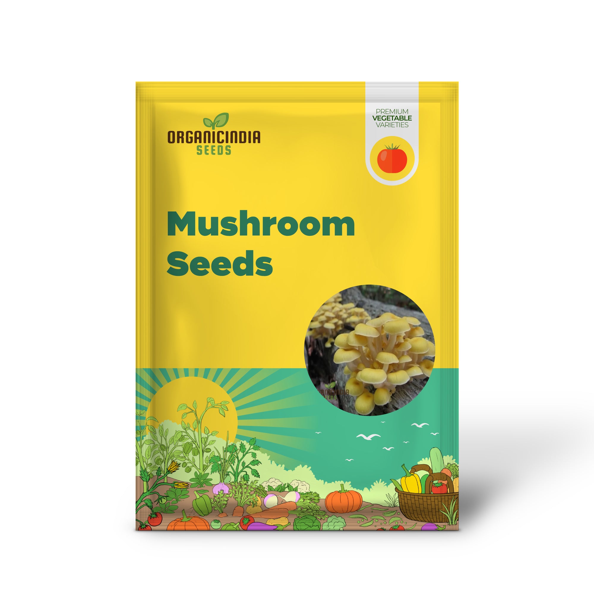 Yellow Mushroom Vegetable Seeds, Unique and Flavorful Addition to Culinary Gardens