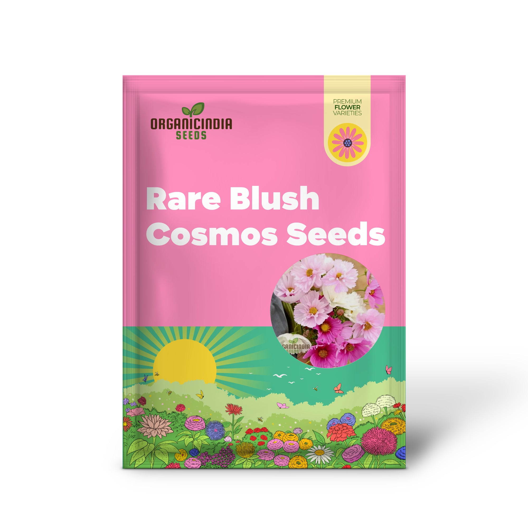 Rare Blush Pink Cosmos Seeds, Exquisite Blooms, Limited Edition, Perfect for Garden