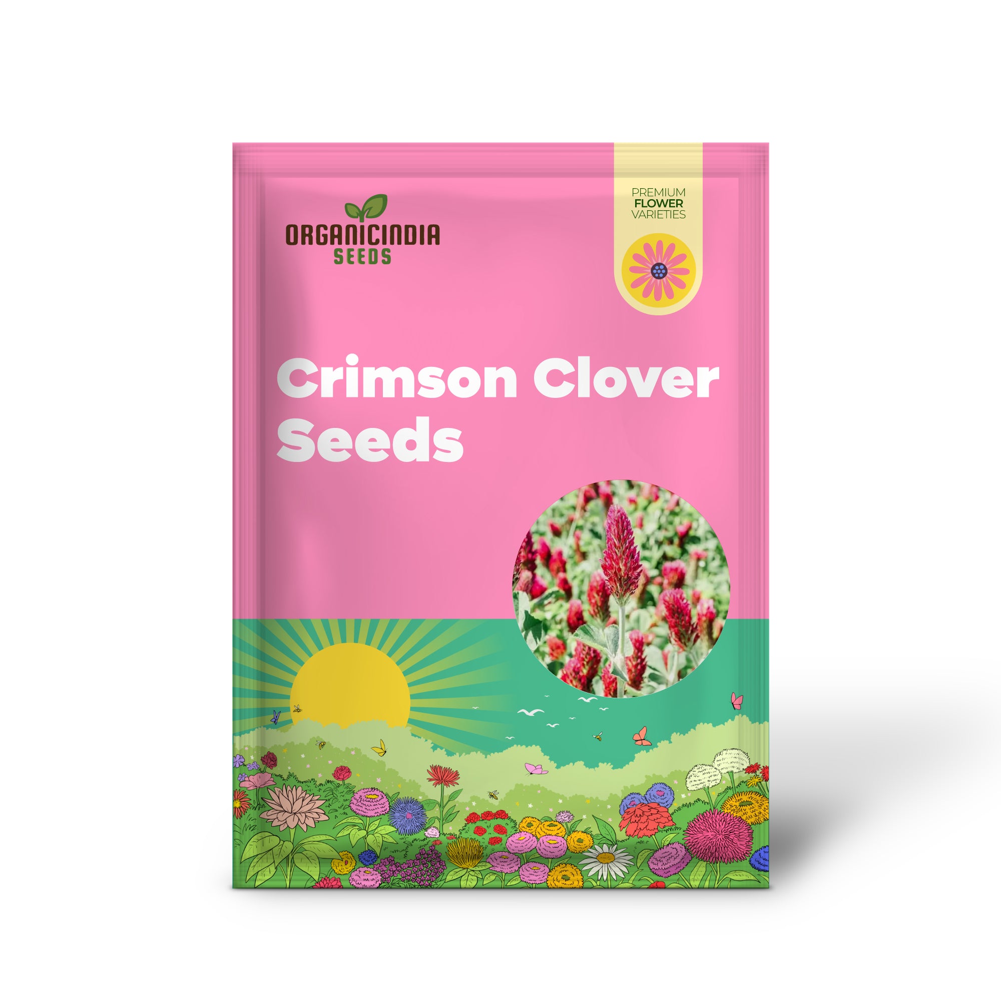 Grow Your Garden with Vibrant Crimson Clover Seeds: Premium Quality Seeds for Lush Blooms and Bountiful Harvests