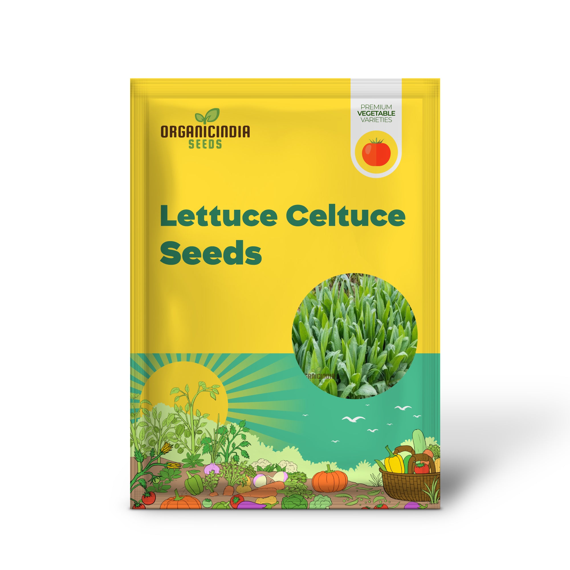 Lettuce Celtuce Heirloom Vegetable Seeds, for Gardening Ideal for Home Seeds For Planting