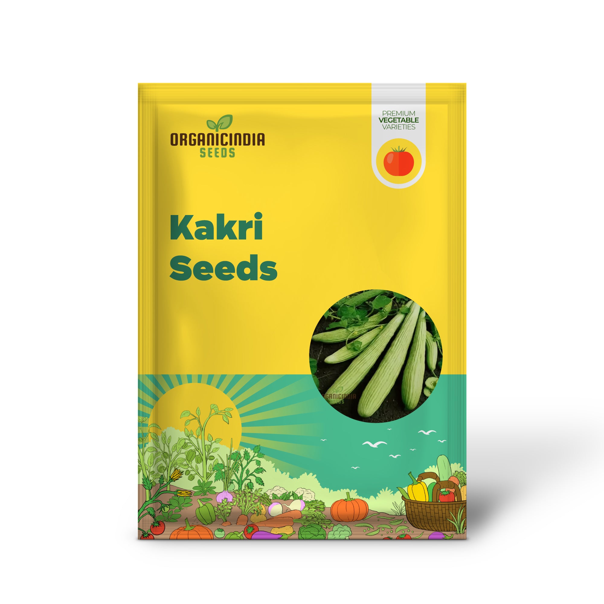 Kakri Seeds for Gardening: High-Quality Seeds for Growing Fresh, Crisp Cucumbers