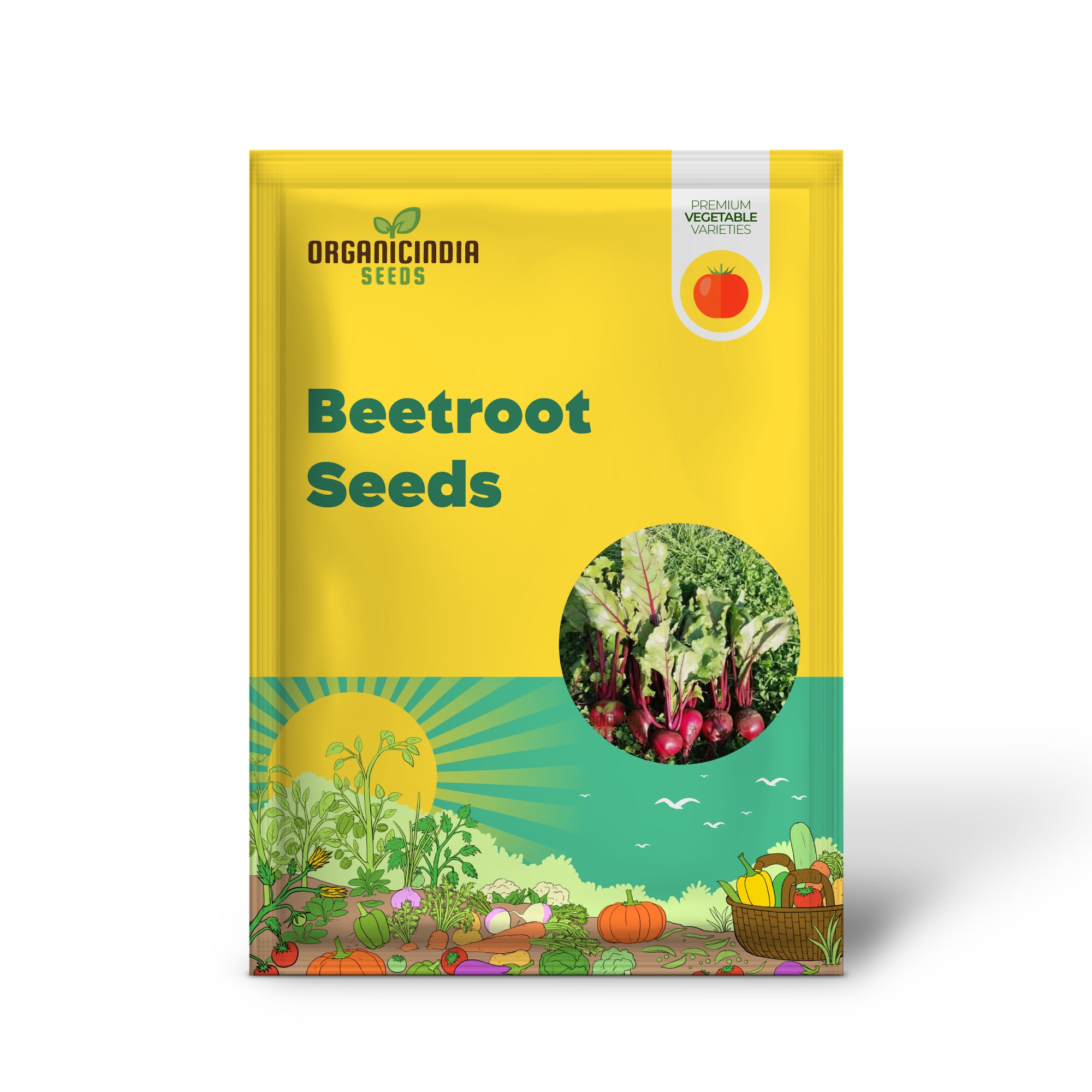 Beetroot - Detroit Dark Red Vegetable Seeds (DDR), High-Yield Heirloom Variety