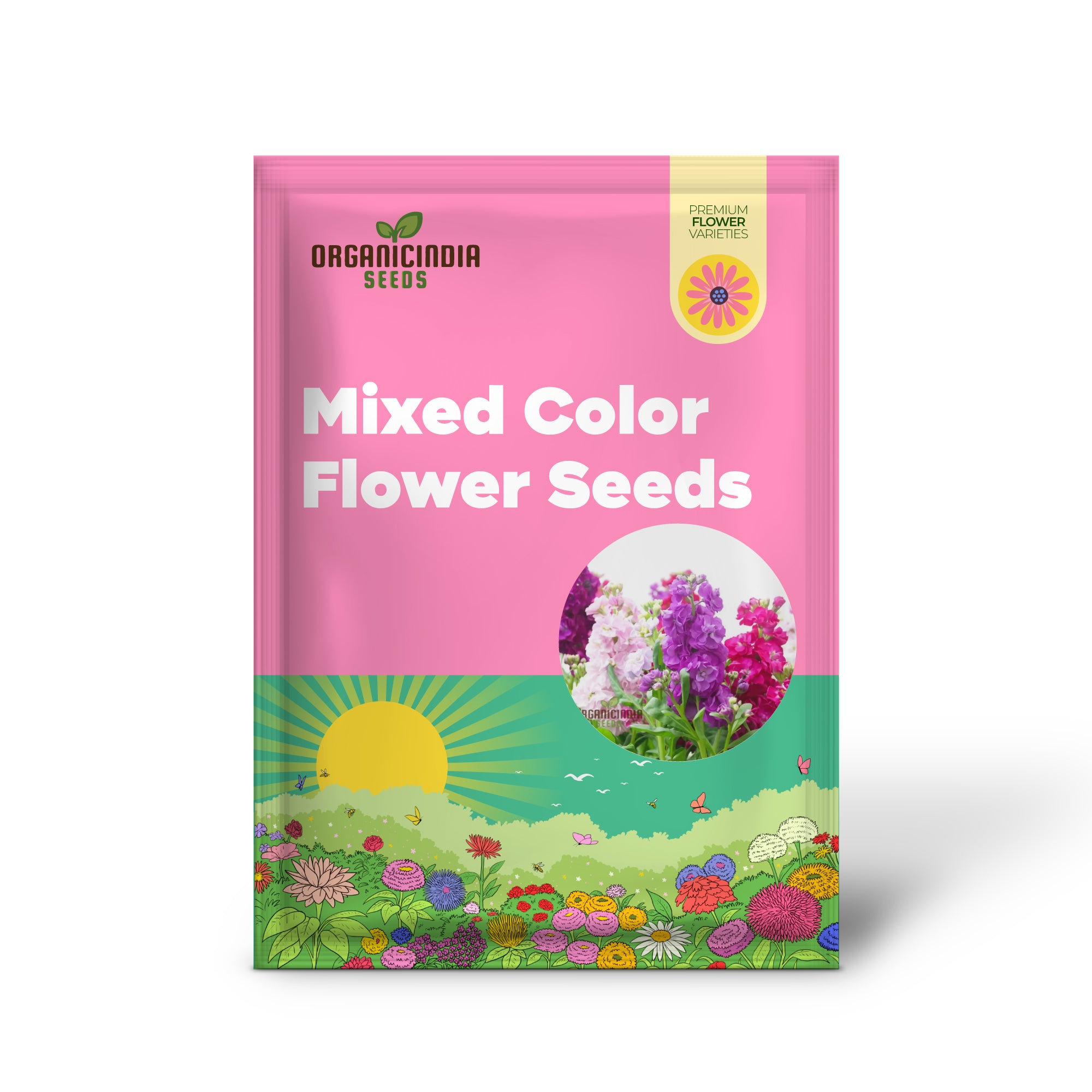 Stock DBL Mixed Flower Seeds for Planting Elevate Your Gardening with a Stunning Array of Fragrant, Double Blooms