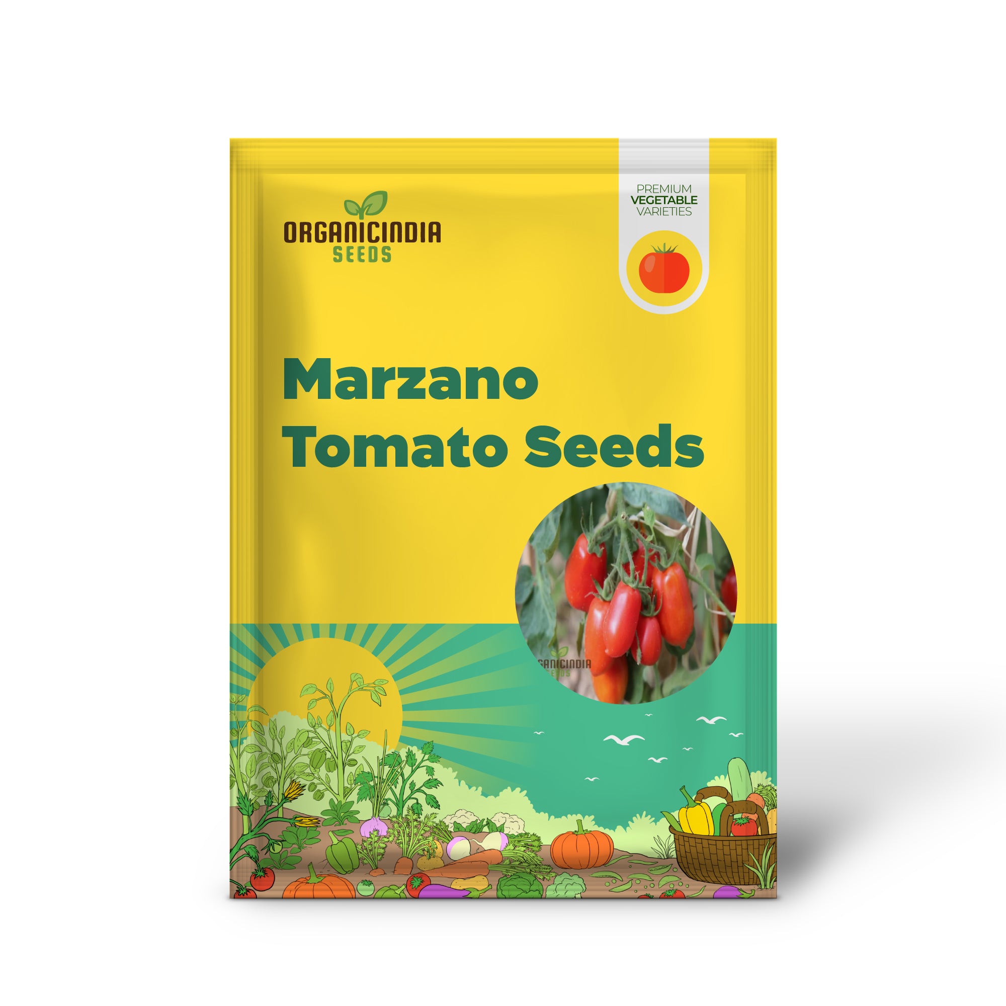 San Marzano Tomato Seeds, Heirloom Variety Rich Flavor Perfect for Home Gardens