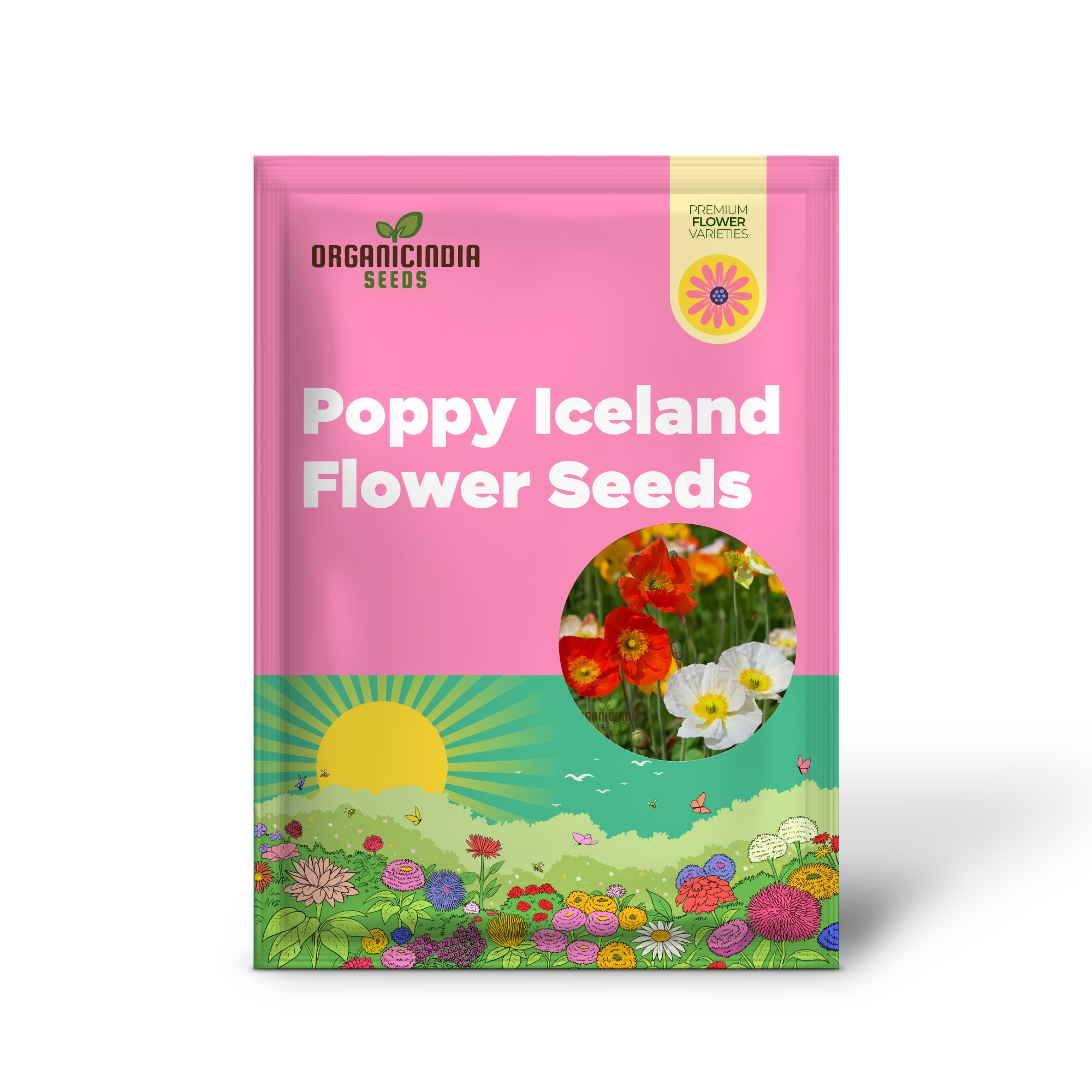 Poppy Iceland Mix Flower Seeds - Stunning Blooms for a Colorful Garden Display