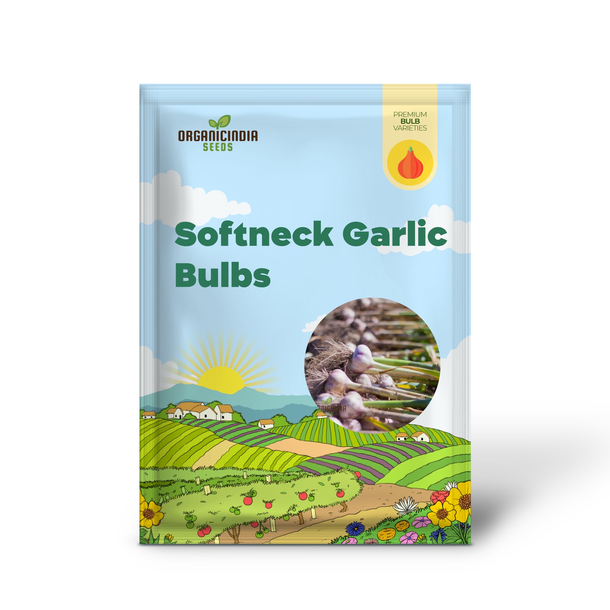 Softneck Garlic Bulbs for Gardening, Heirloom Quality, Easy to Grow, Ideal for Culinary Delights and Year-Round Harvesting