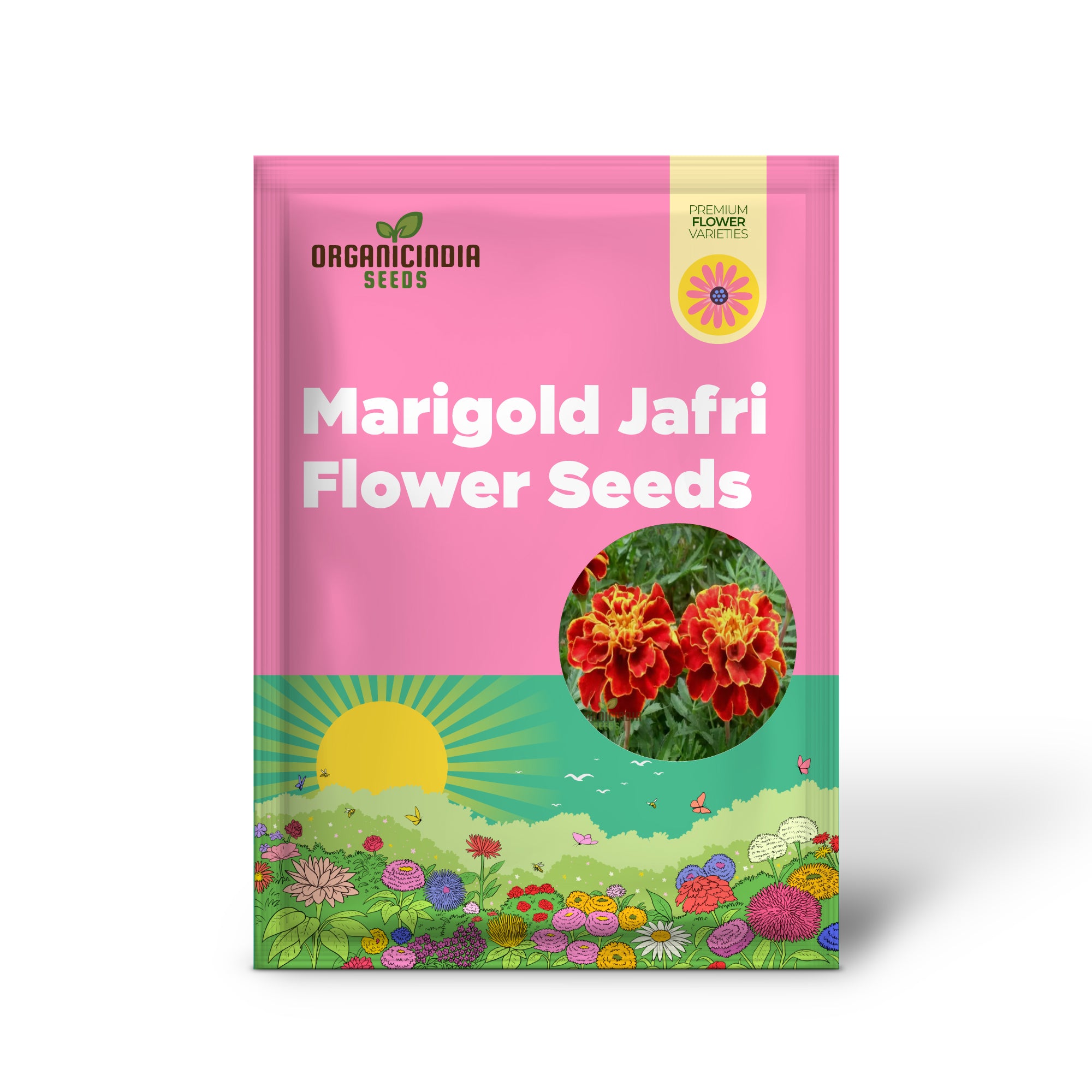 Marigold Jafri Flower Seeds for Stunning Flower Planting and Gardening Success