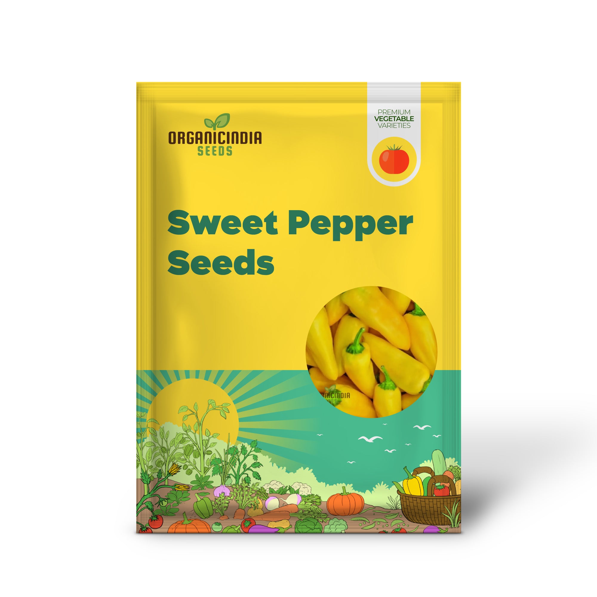 Sweet Pepper Lemon Dream Vegetable Seeds, Vibrant Color Sweet Flavor Perfect for Garden