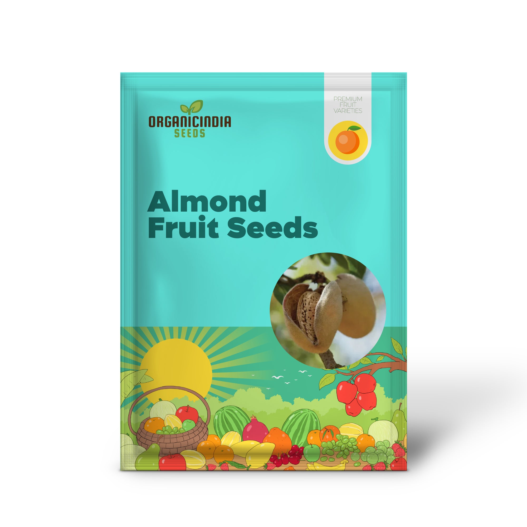 Almond (Badam) Tree Seeds, Cultivate Nutrient-Rich Fruits with Expert Tips on Seed Selection and Care