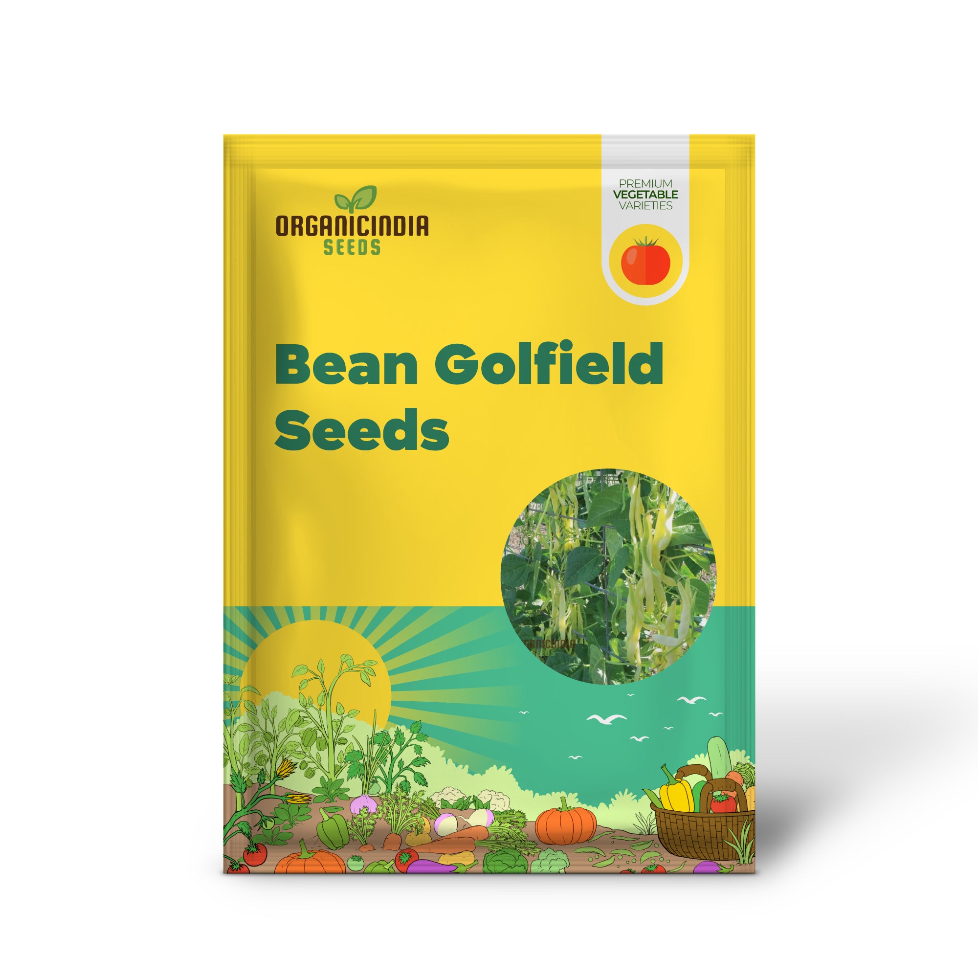 FRENCH BEAN GOLDFIELD SEEDS for Gardening | High-Yield, Organic, and Easy-to-Grow Bean Seeds for Lush Garden Harvests