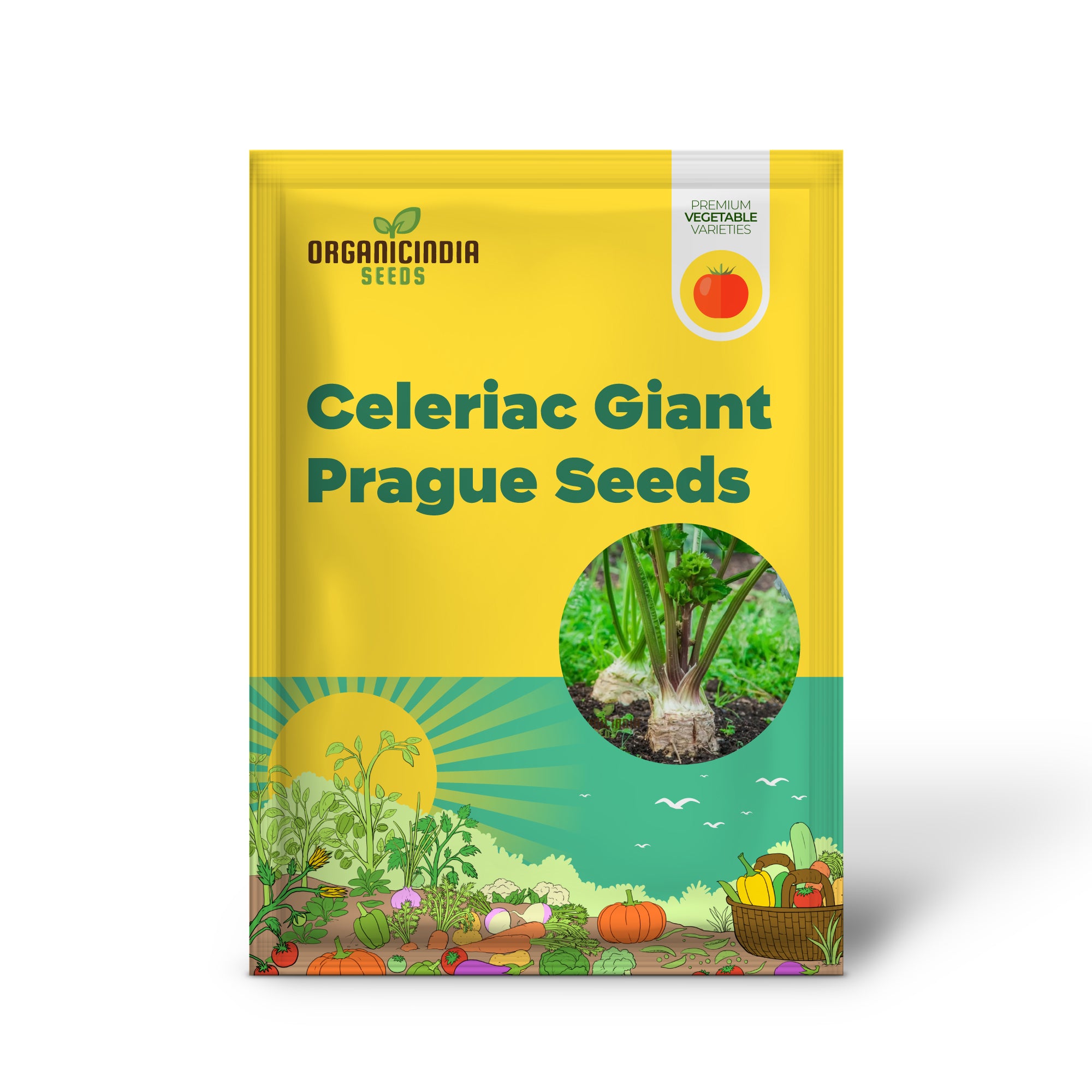 Graines de céleri-rave géant de Prague - Cultivez des légumes racines copieux et savoureux