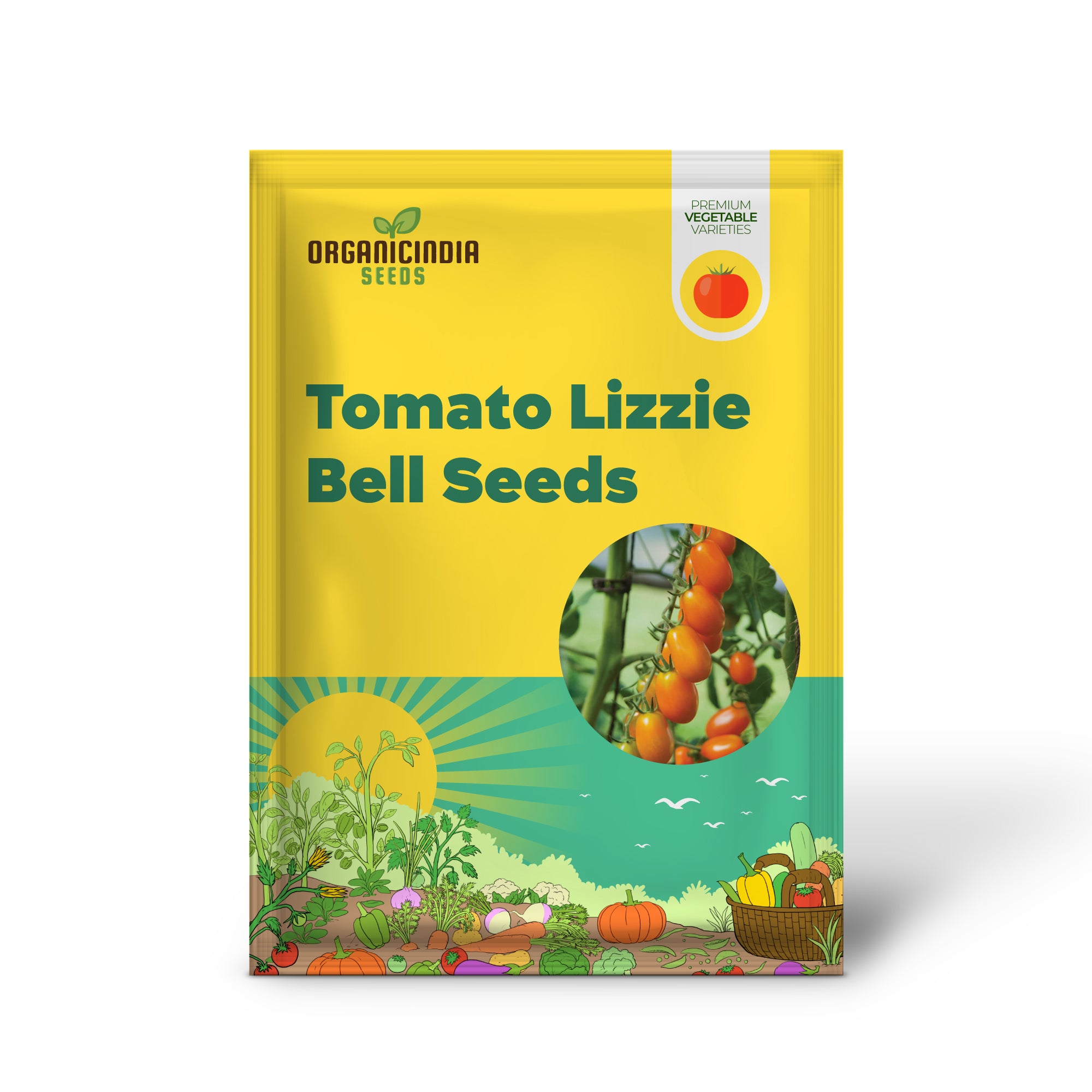 Tomato LIZZIE BELL Vegetable seeds, offering a delightful opportunity to grow flavorful