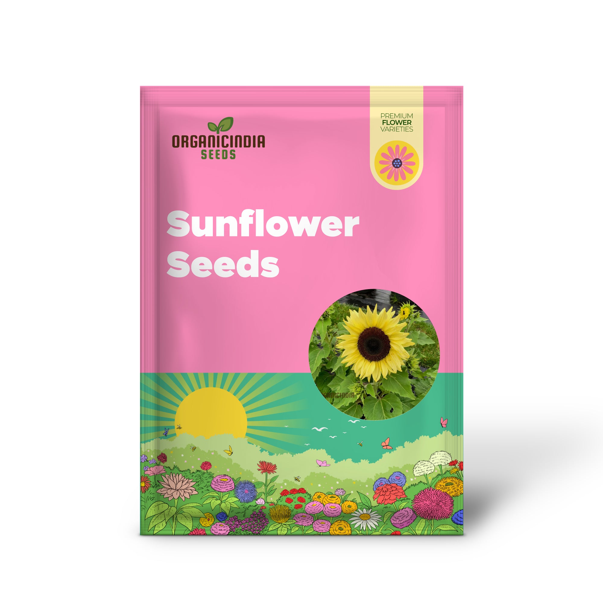 Sunflower Seeds, Lemon Striker Flower Seeds Perfect for Gardening Enthusiasts and Vibrant Garden