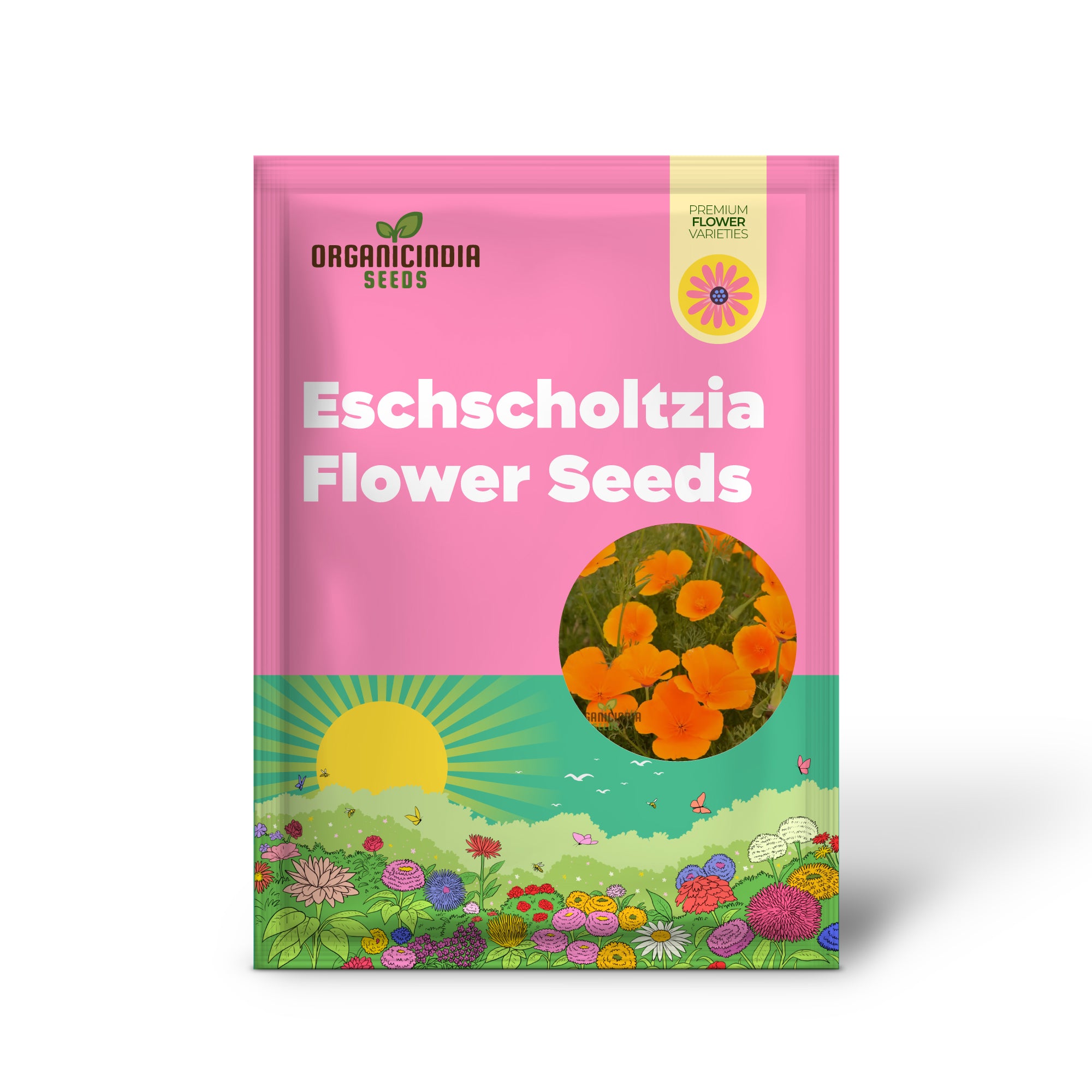 Eschscholtzia Orange King Flower Seeds For Planting: Vibrant Blooms for Your Garden Sanctuary - Premium Seeds