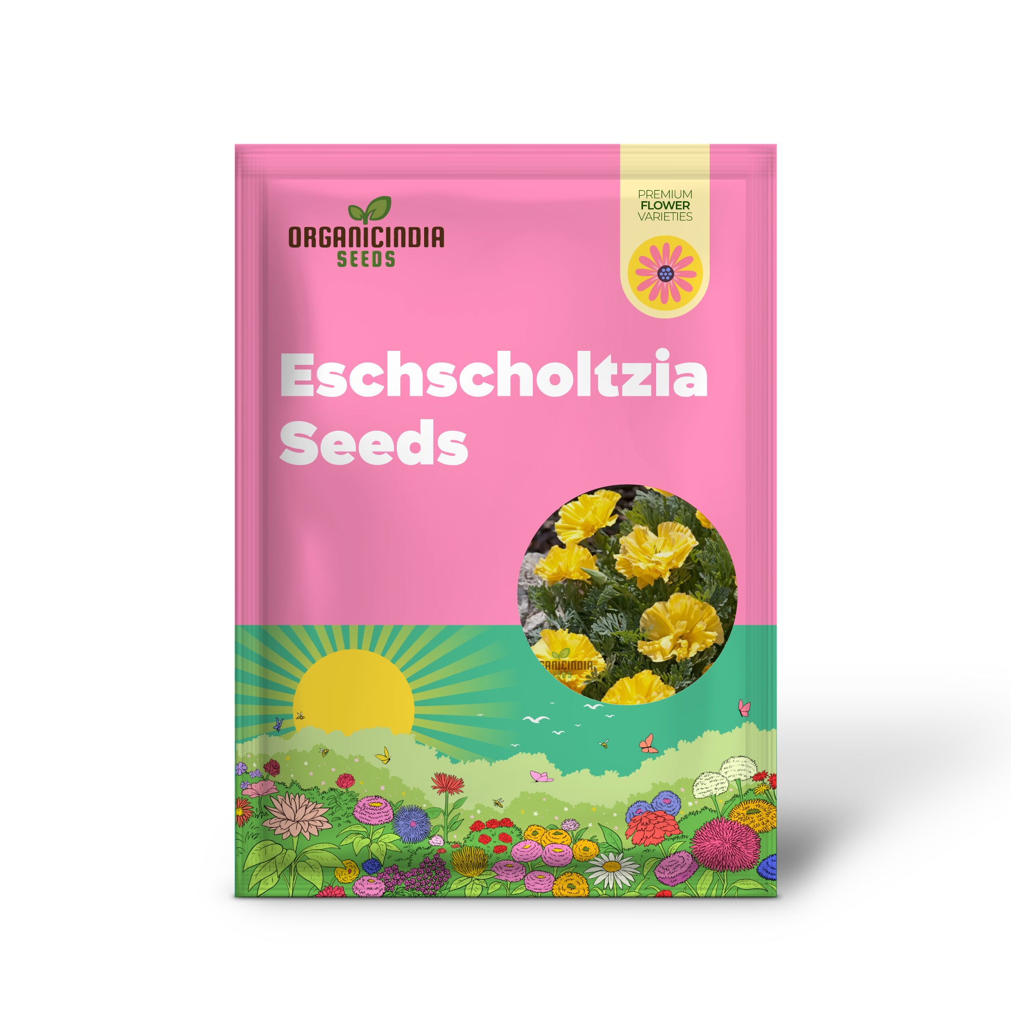 Eschscholtzia Yellow Seeds For Planting: Vibrant Blooms for Bountiful Gardens - Premium Californian Poppy Seeds