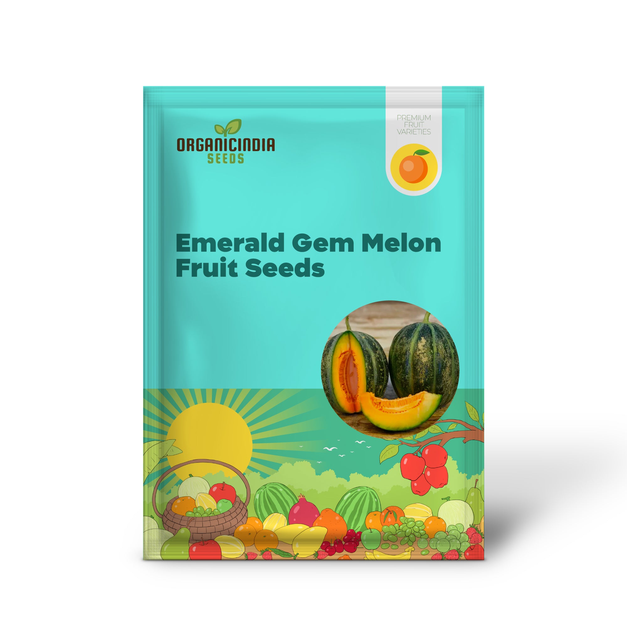 Emerald Gem Melon Seeds For Planting: Exquisite Heirloom Gardening Delight for Your Lush Green Oasis