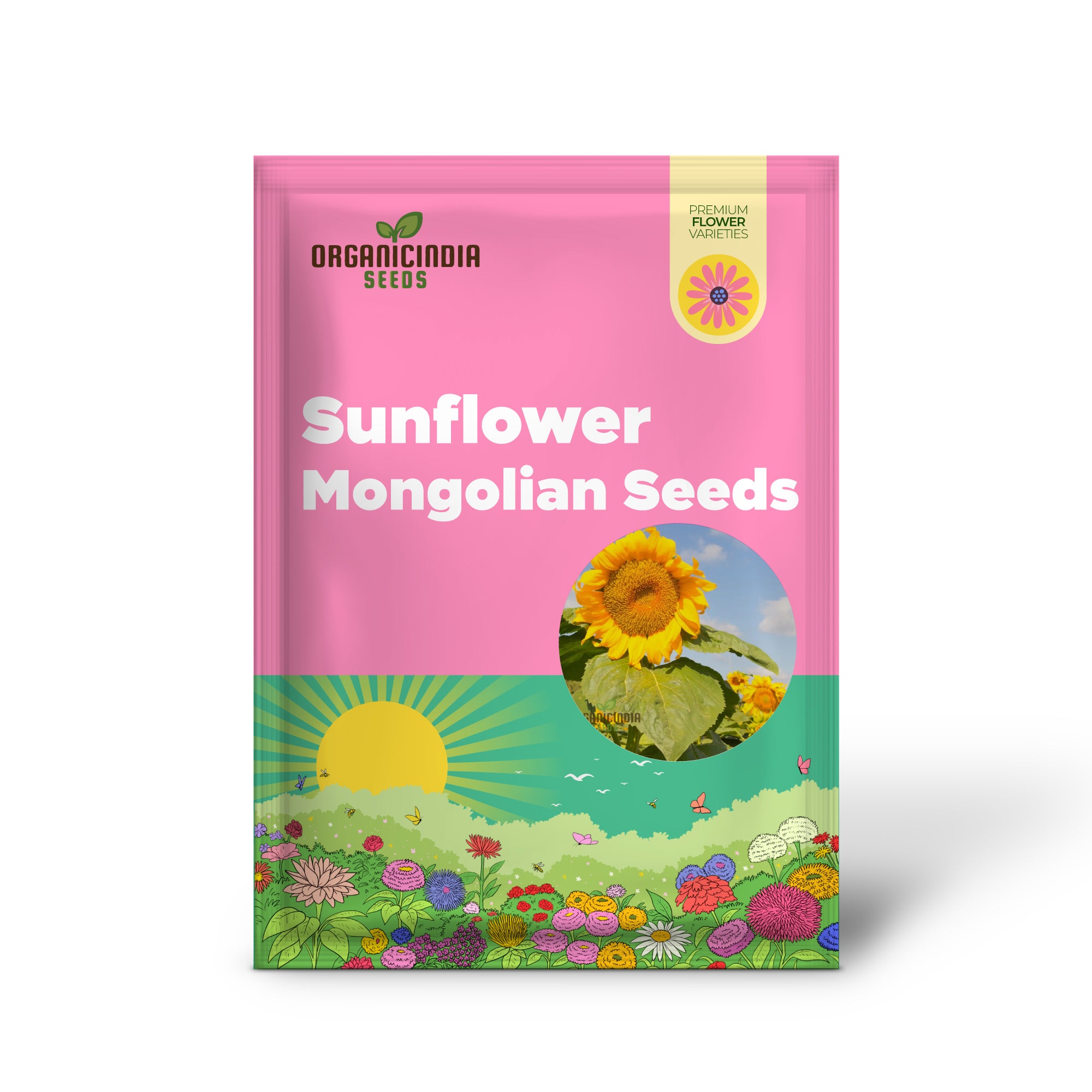 Sunflower Mongolian Giant Seeds - Grow Enormous and Majestic Mongolian Giant Sunflowers in Your Garden