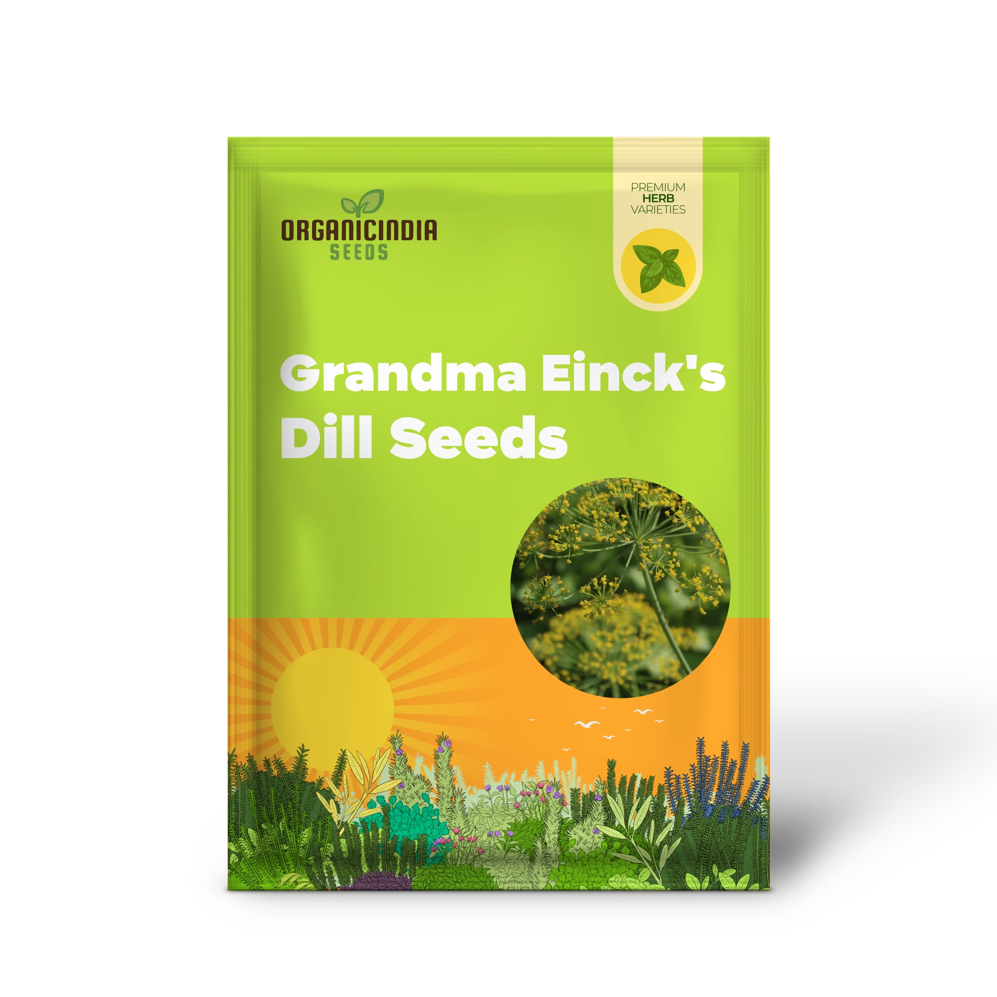 Grandma Einck's Delightful Dill Seeds - Premium Heirloom Variety for Thriving Herb Gardens and Exceptional Flavor