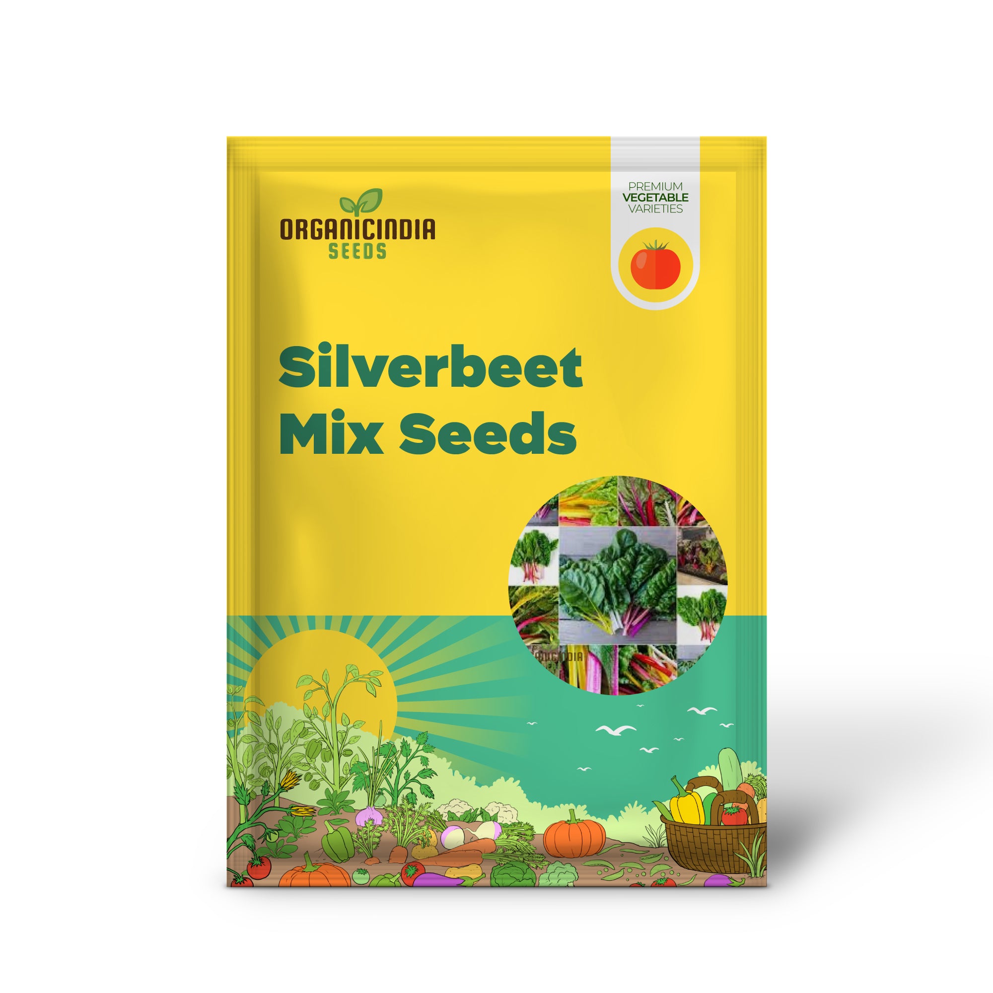 Silverbeet - Heirloom Mix Seeds for Planting | Premium Quality Gardening Seeds