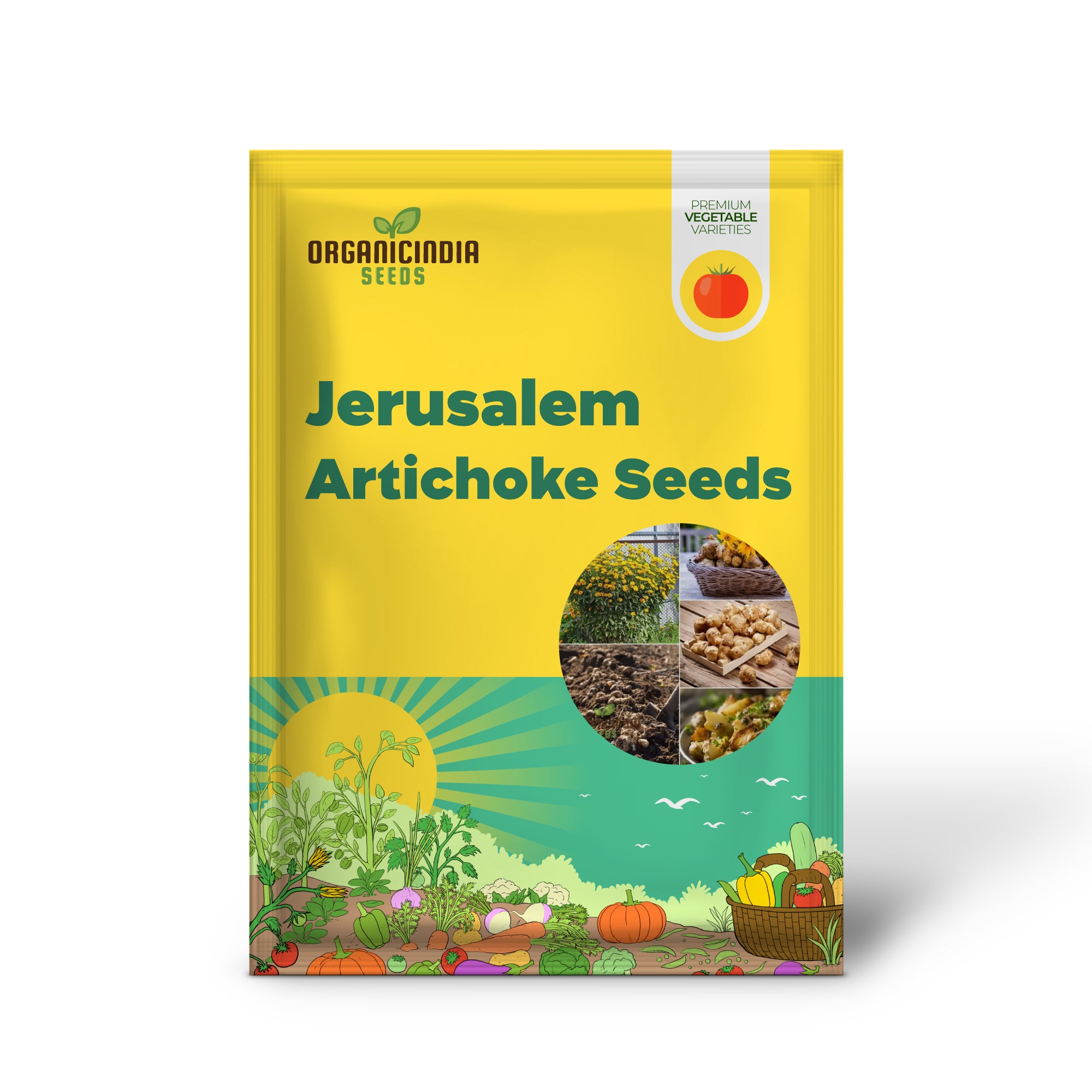 Jerusalem Artichoke Tubers - Pack of 2 | Premium Seeds for Planting & Gardening