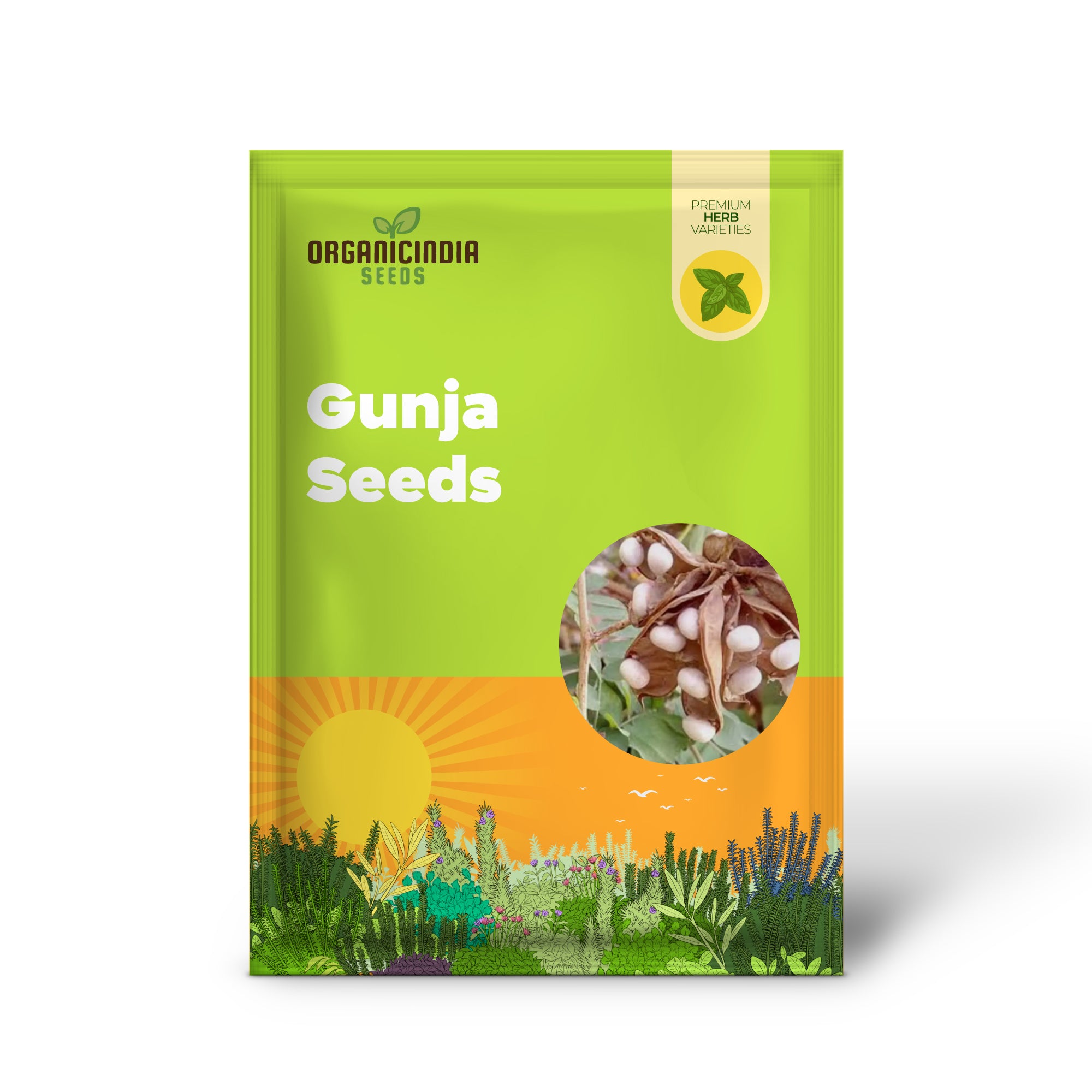 White Gunja Seeds for Planting, High-Quality Seeds for a Thriving Garden, Perfect Seeds for Your Home Garden