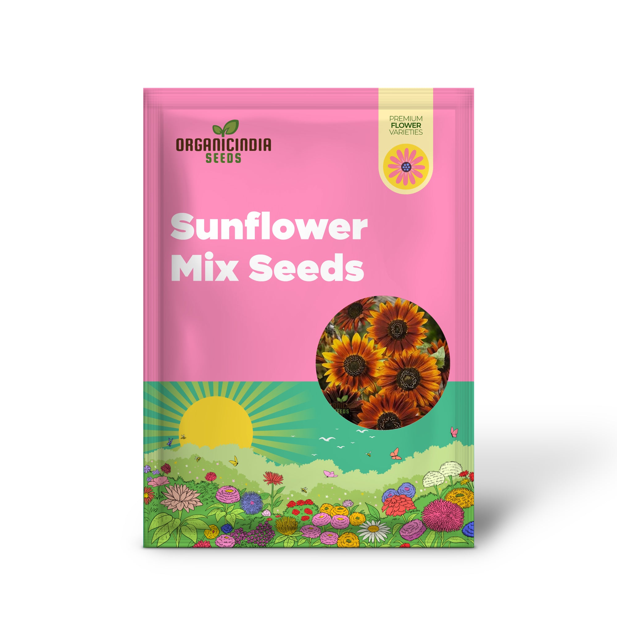 Sunflower Seeds Mix - Here Comes The Sun for a Vibrant Garden of Bright Blooms